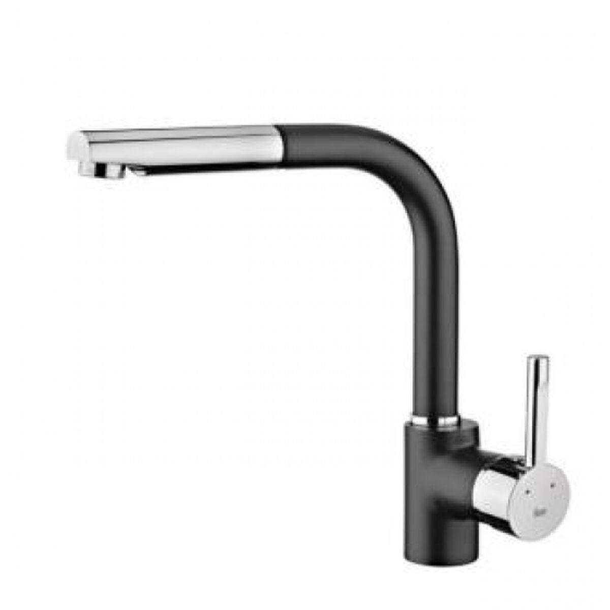 Grifo Monomando Teka ARK938N Acero Inoxidable Negro Redondo