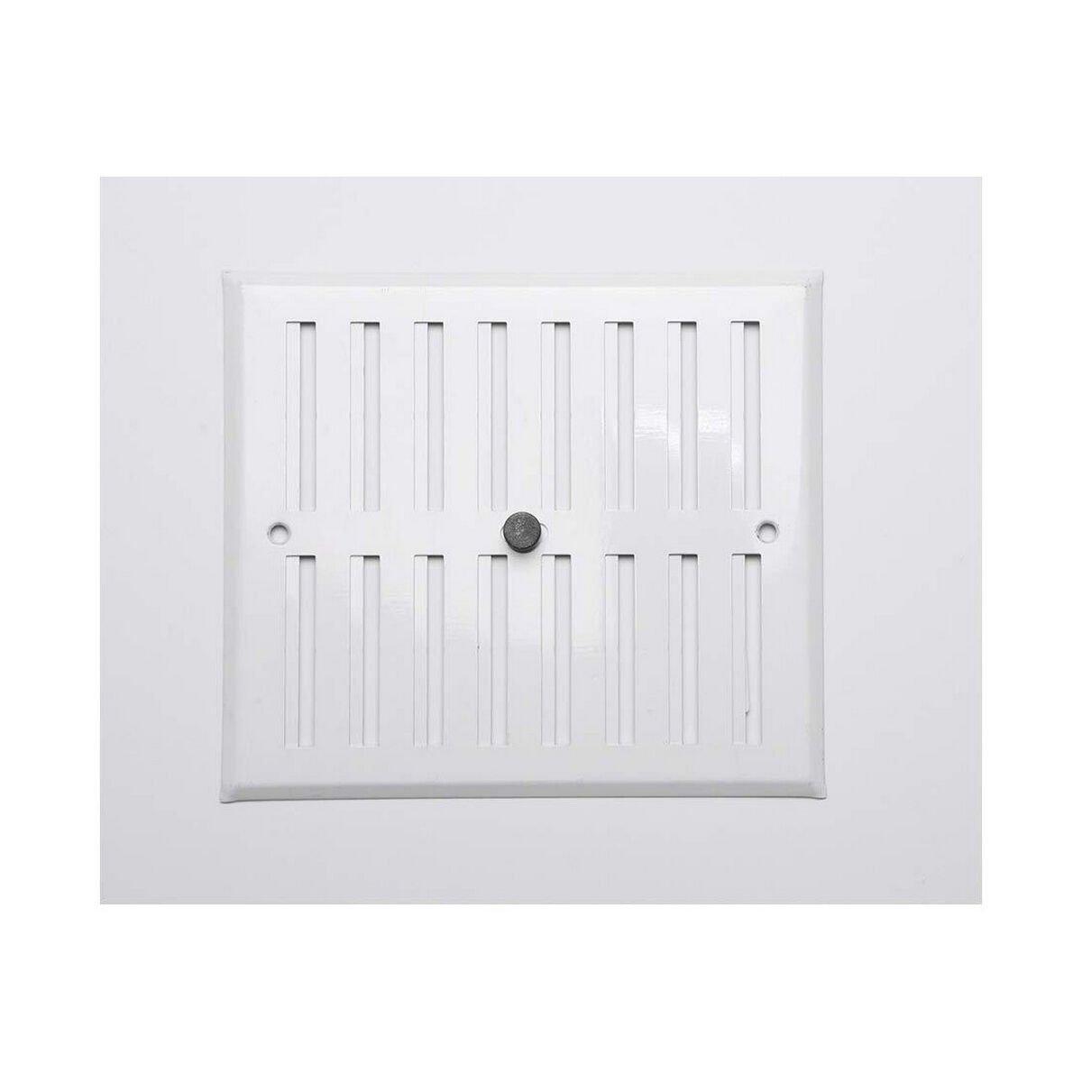 Rejilla de ventilación Fepre Blanco 17 x 19 cm Regulable