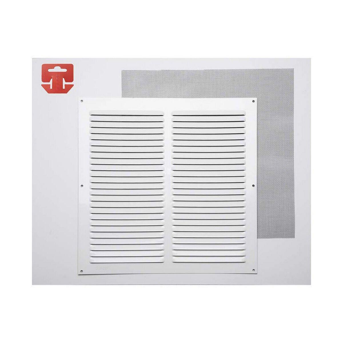 Rejilla de ventilación Fepre Blanco 30 x 30 mm Mosquitera