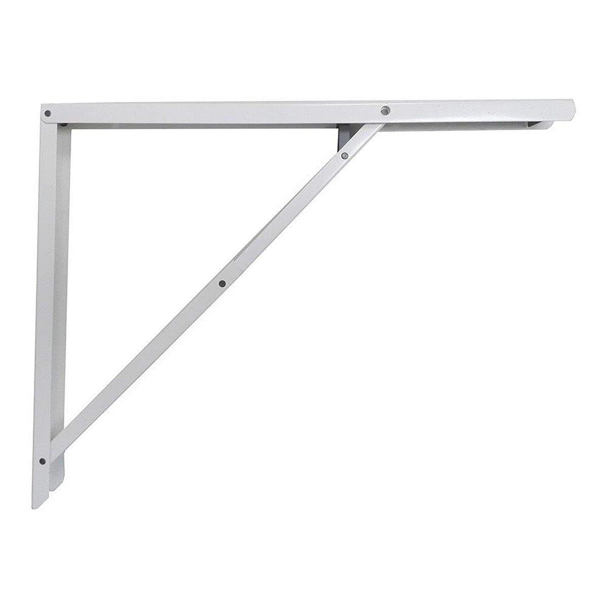 Escuadra de ángulo Fepre Blanco Acero 40 x 52 cm Plegable Abatible