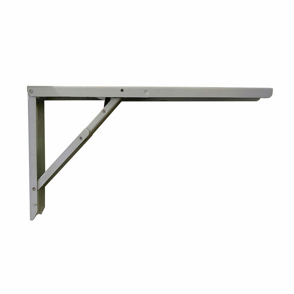 Escuadra de ángulo Fepre Plateado Acero 30 x 52 cm
