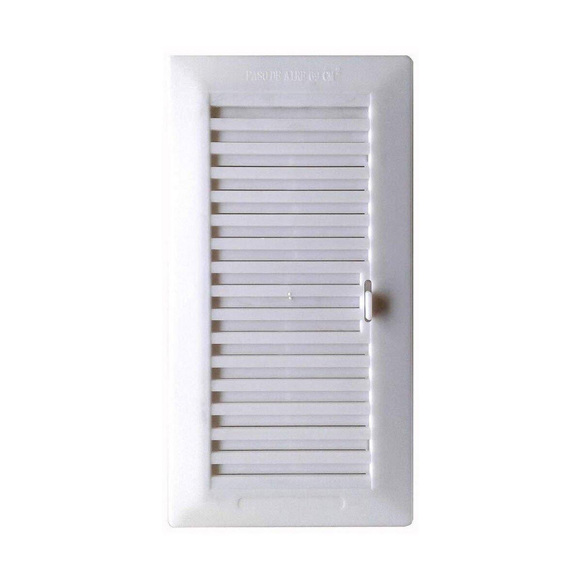 Rejilla de ventilación Fepre Blanco Empotrable Regulable