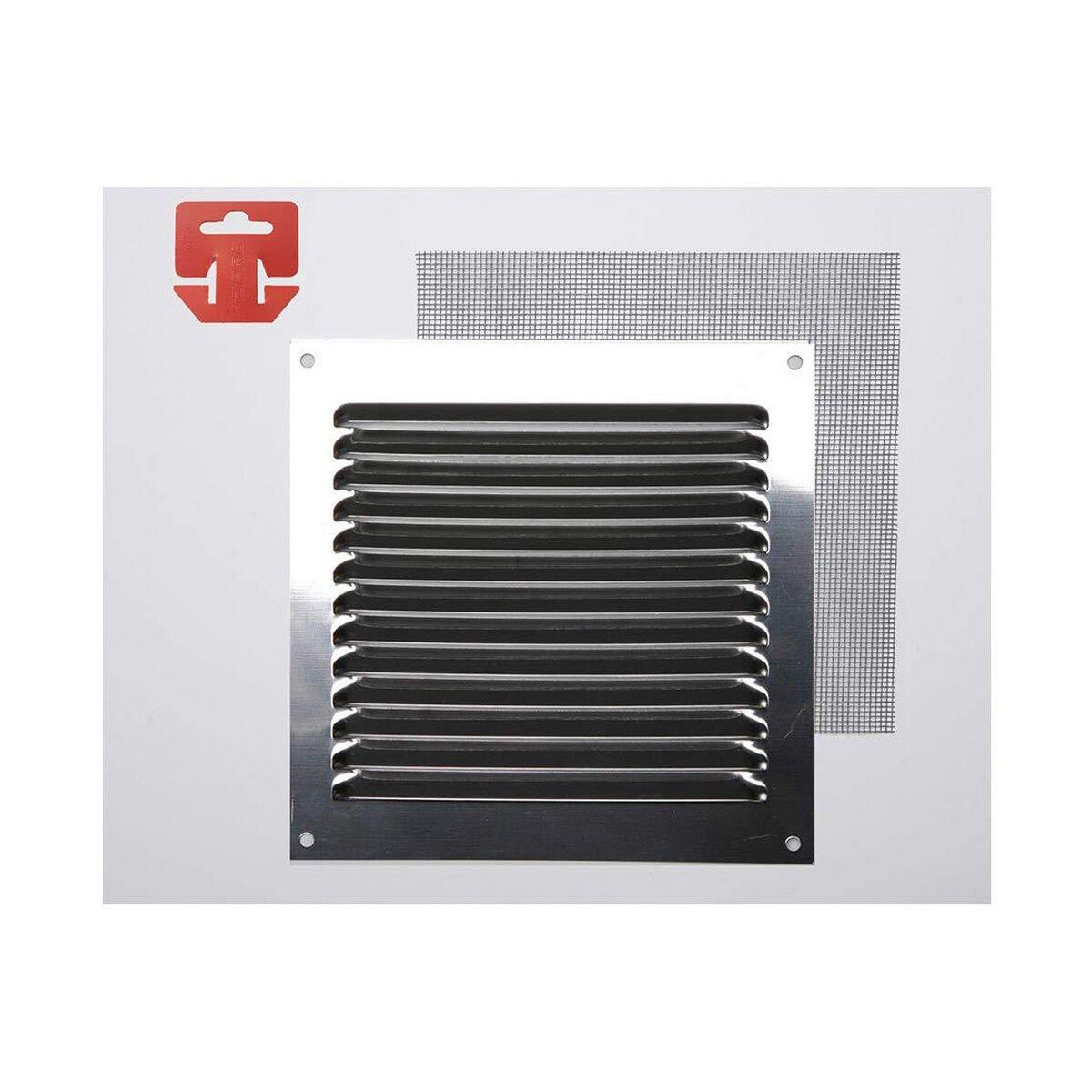 Rejilla de ventilación Fepre Cromado Mosquitera