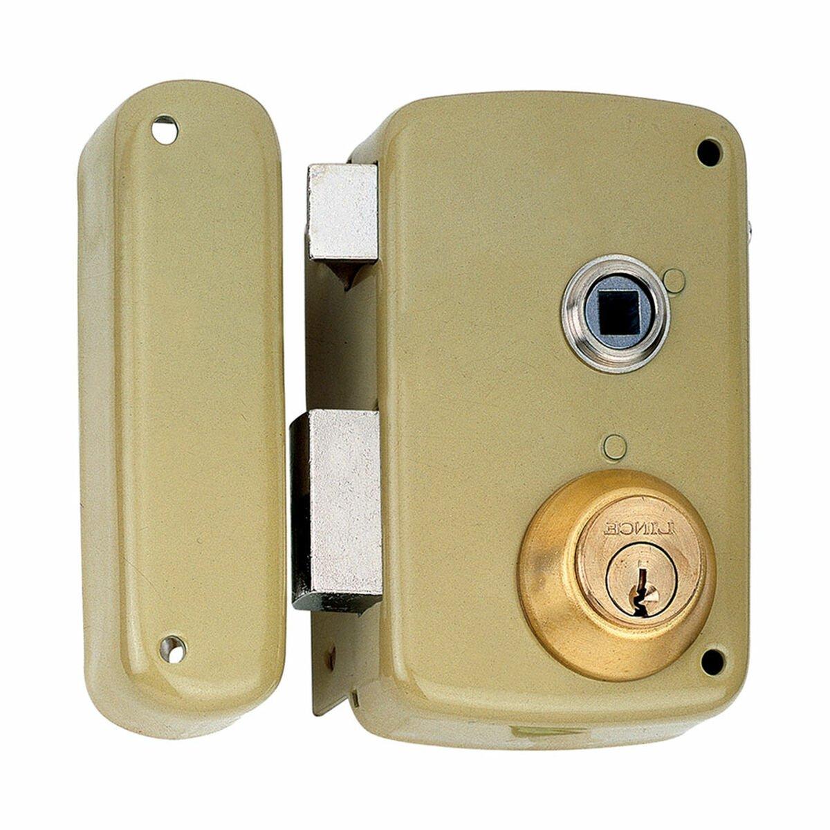 Cerradura de sobreponer Lince 5056b-95056bhe60i Acero Izquierda 60 mm Sobreponer