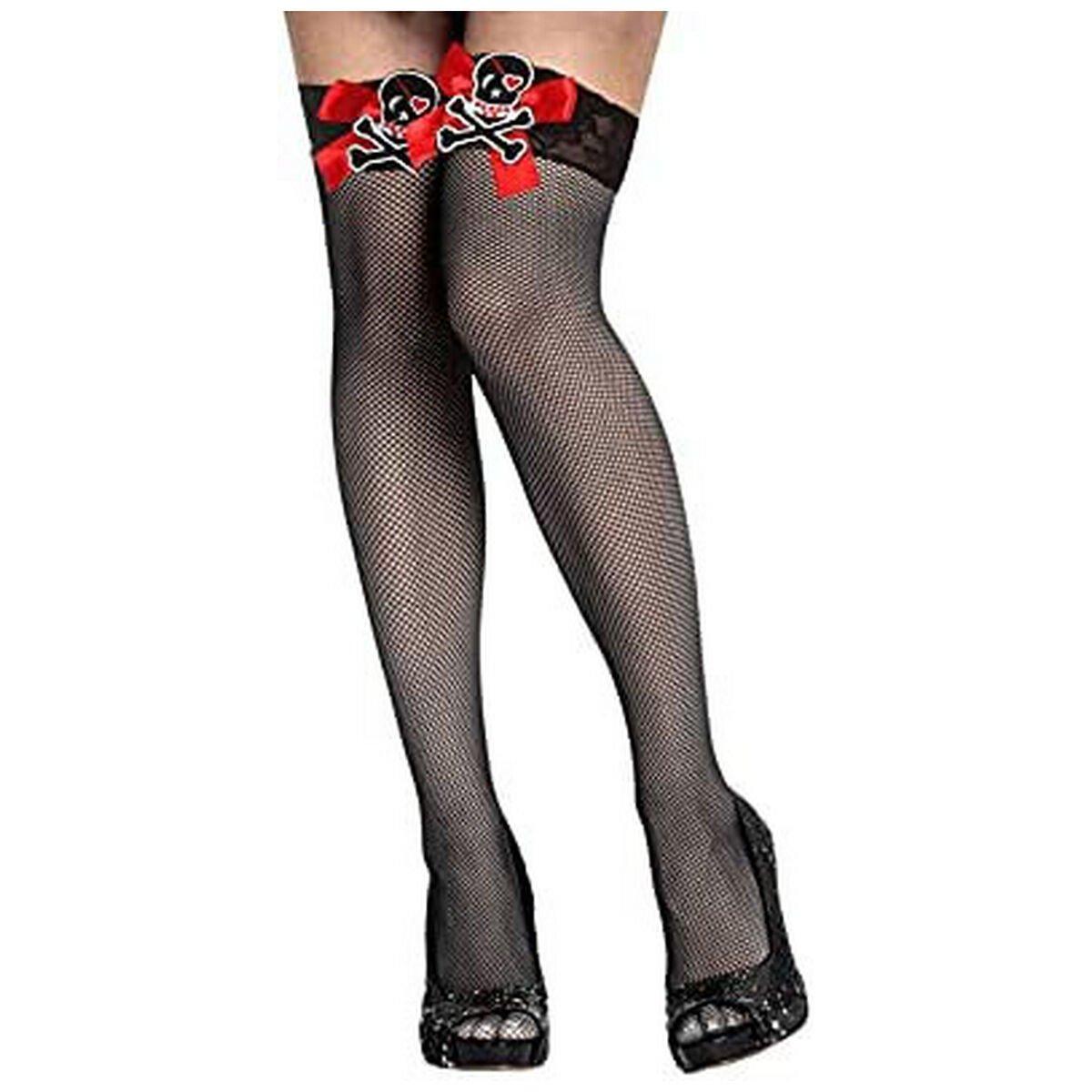 Medias de Disfraz Pirate Talla única Negro Pirata