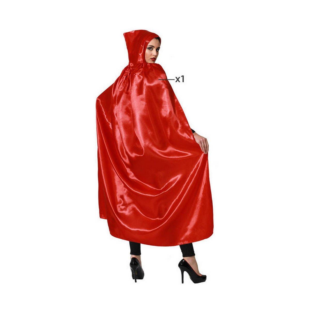 Capa Rojo Con capucha