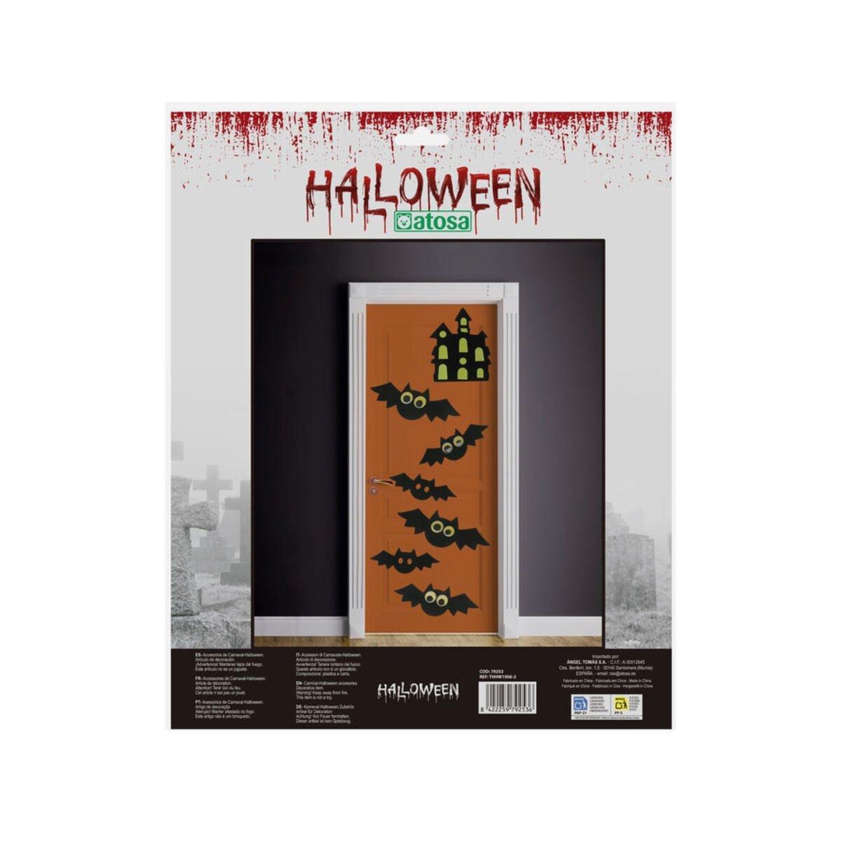 Decoración para Halloween Murciélago 7 Piezas