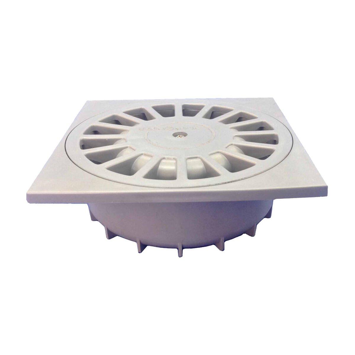Sumidero Tecnoagua T-88 PVC 20 x 20 x 7 cm Ø 11 - 9 cm Vertical