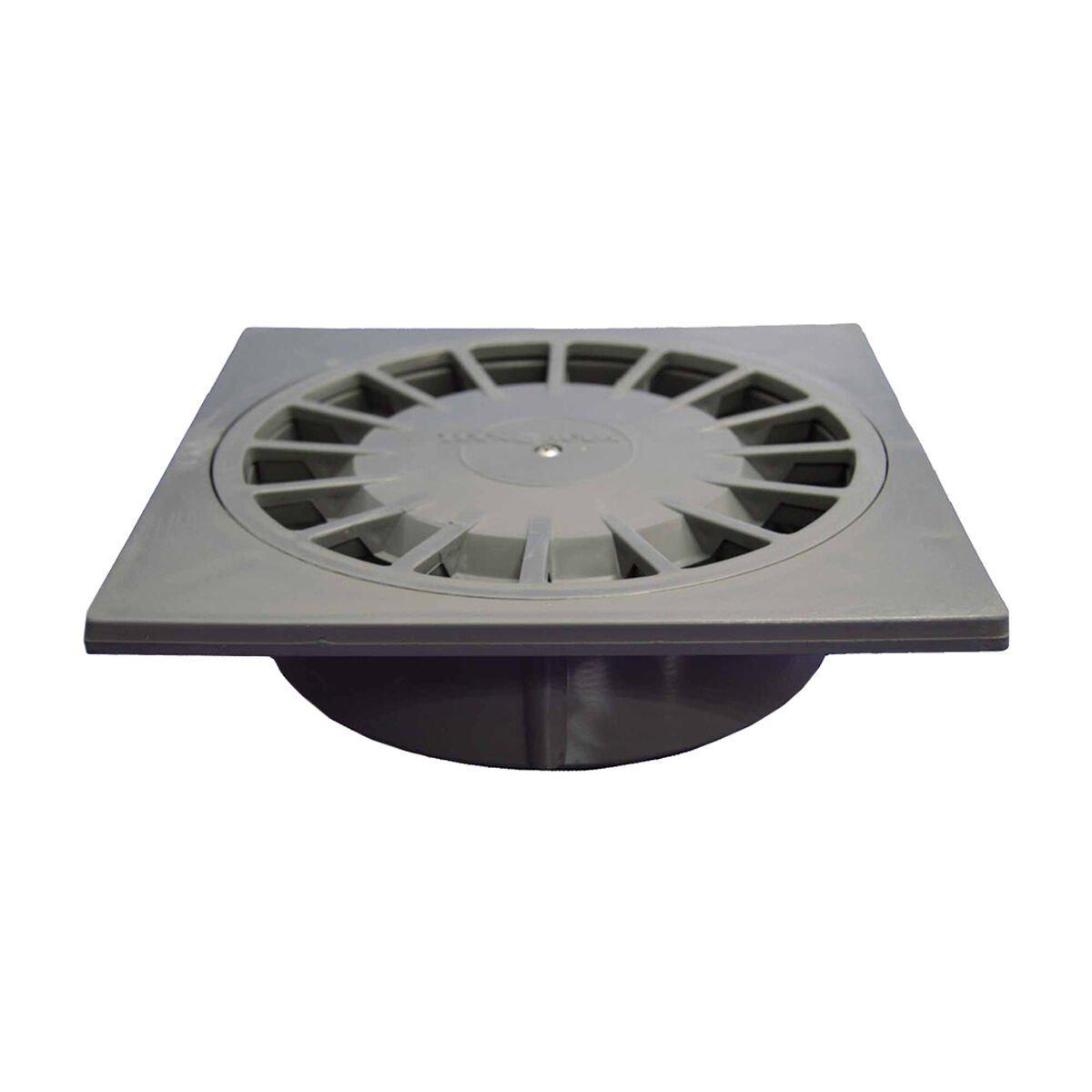 Sumidero Tecnoagua T-88 PVC 15 x 15 x 5,65 cm Ø 7,5 - 5 cm Vertical