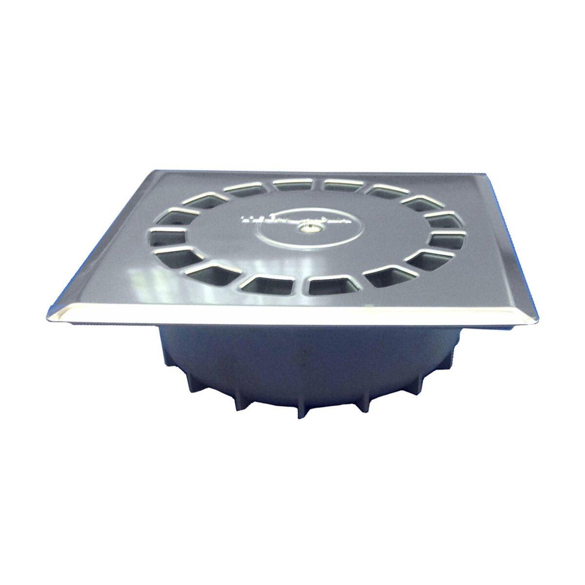 Sumidero Tecnoagua T-88 I PVC Acero Inoxidable 11,7 x 11,7 x 4,4 cm Ø 4 cm Vertical
