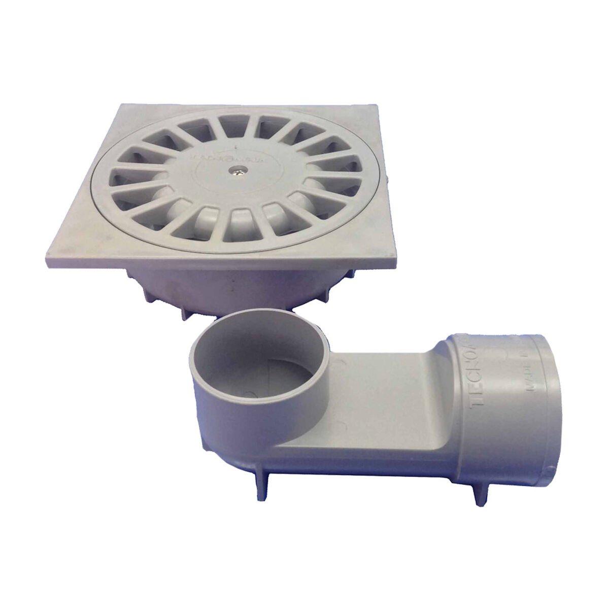 Sumidero Tecnoagua T-88 VH PVC 20 x 20 x 7 cm Ø 11 - 9 cm