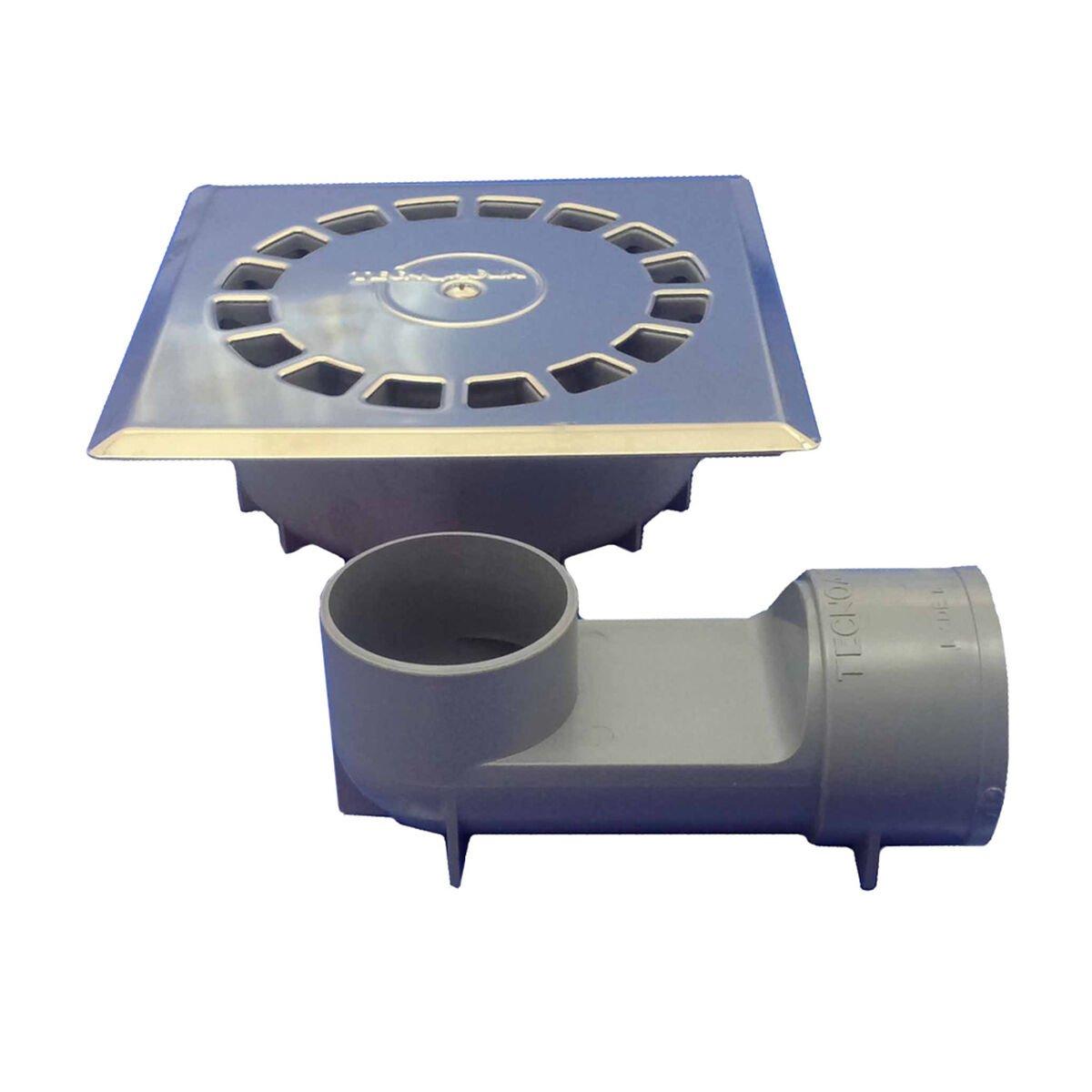 Sumidero Tecnoagua T-88 VHI PVC Acero Inoxidable 16,5 x 16,5 x 5 cm Ø 5 cm