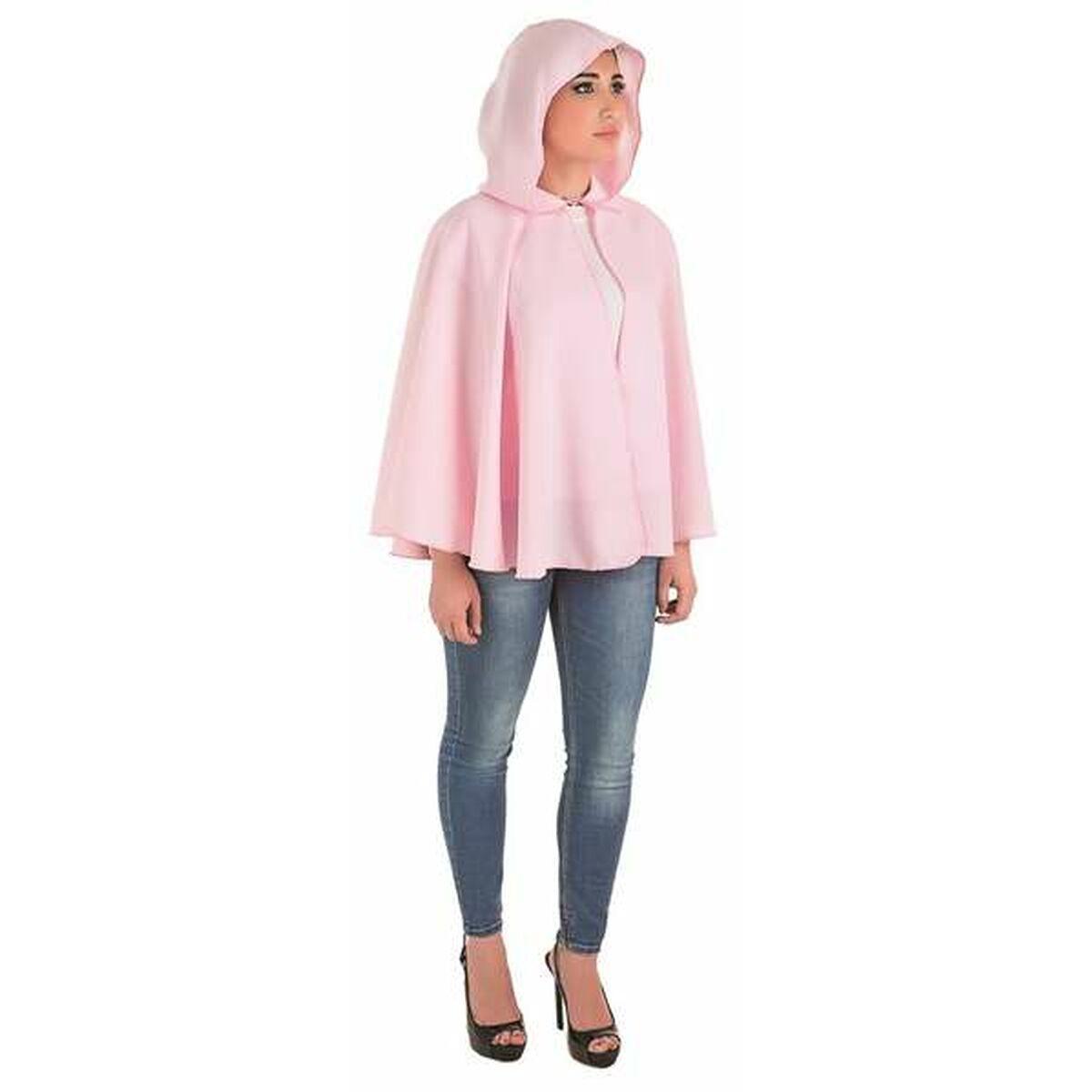 Capa Rosa M/L Disfraz para Adultos Corto