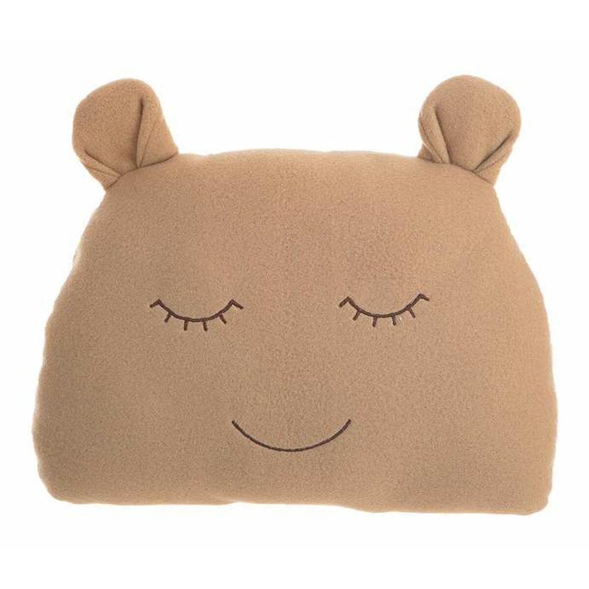 Cojín Oso Peluche 35 x 29 cm Marrón