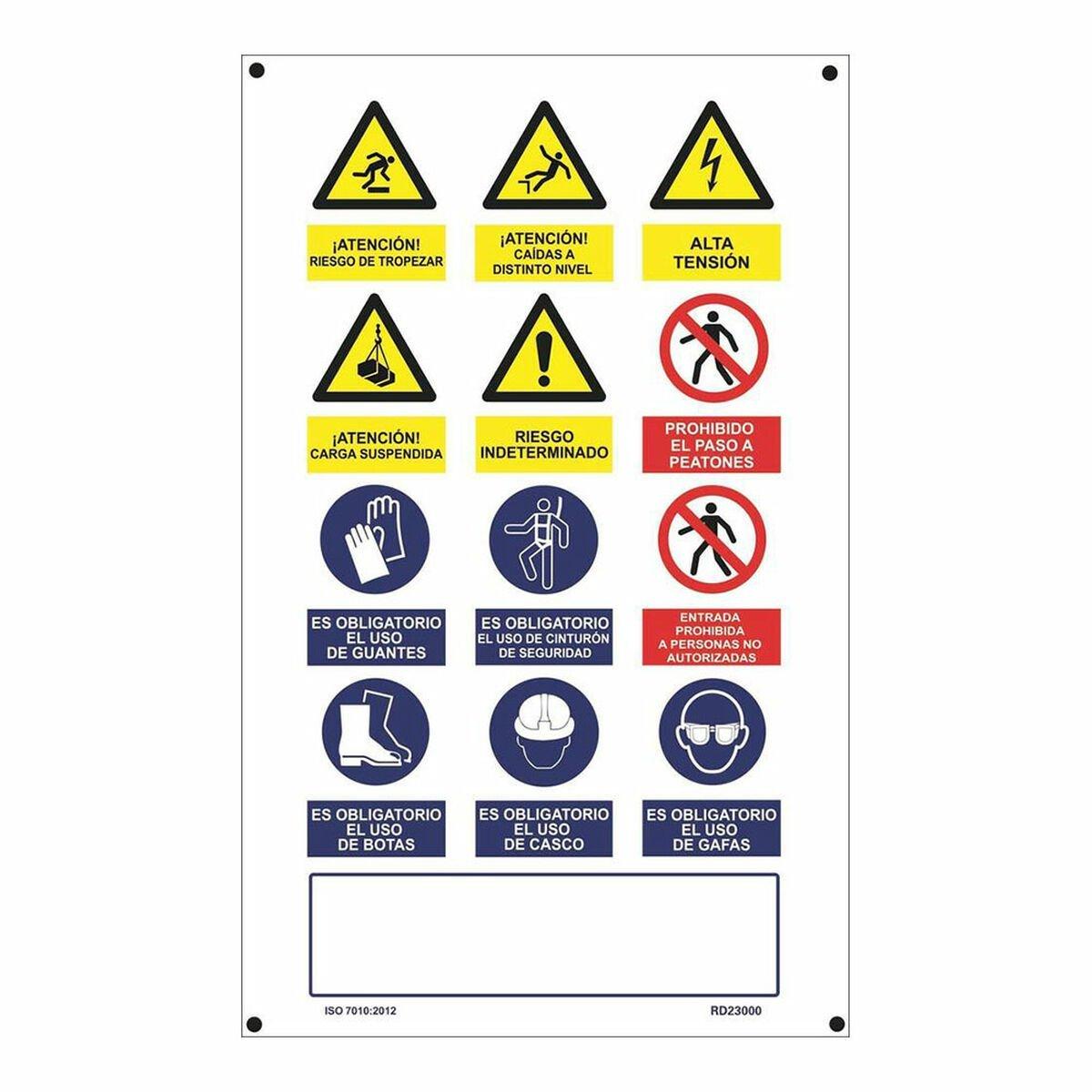 Cartel Normaluz Obra múltiple PVC 50 x 90 cm