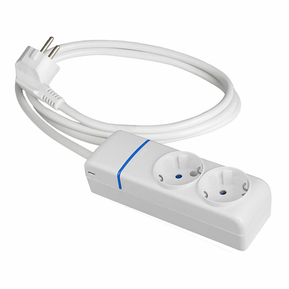 Regleta Enchufes 2 Tomas sin Interruptor Solera 8012p 250 V 16 A 1,5 m (1,5 m)