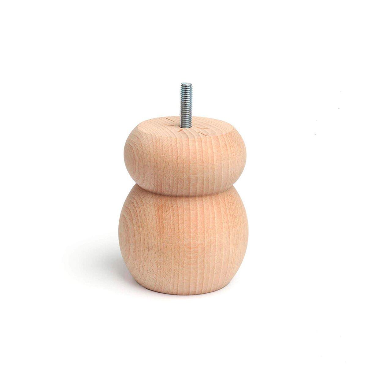 Patas Rei Madera Ø 7,7 x 10 cm