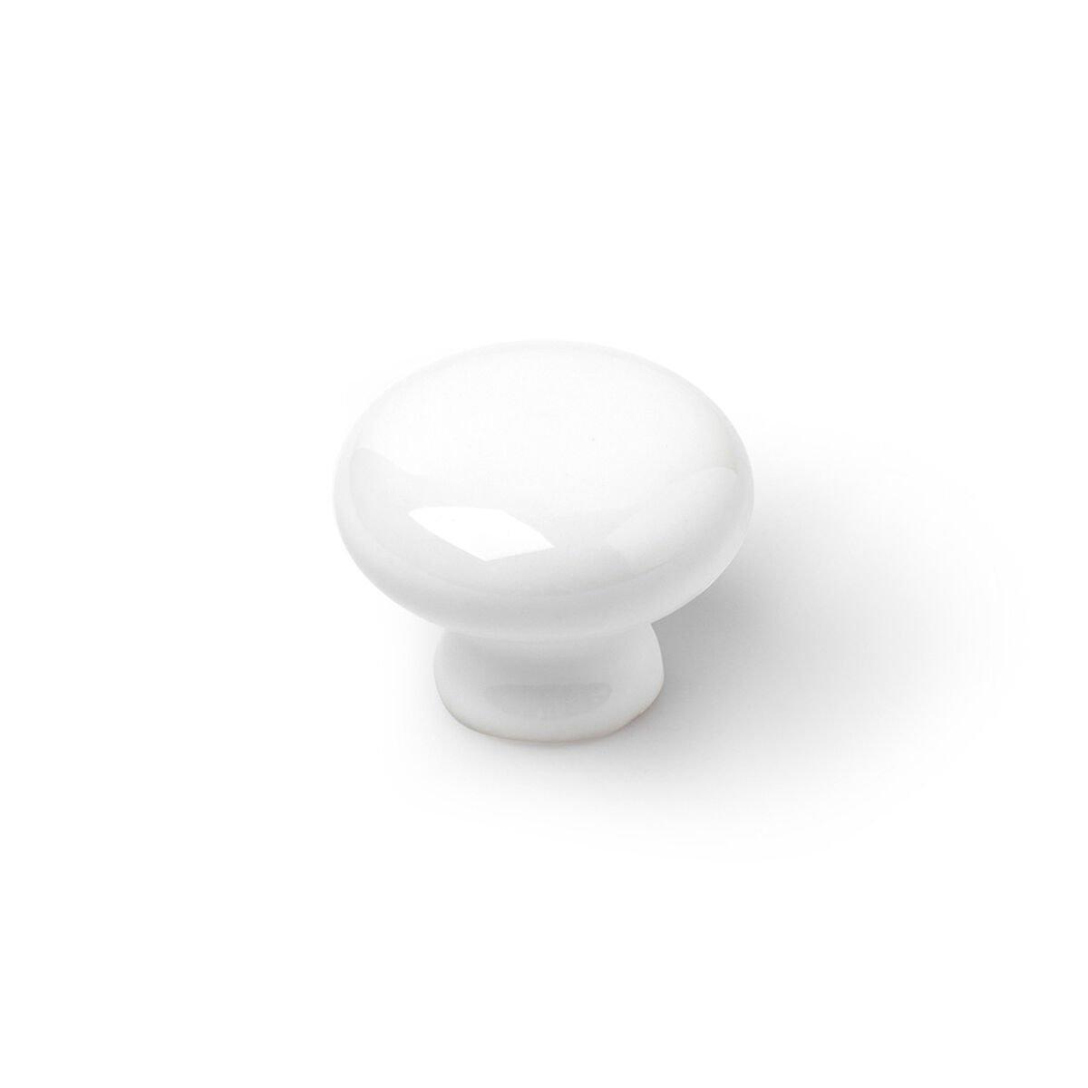 Pomo Rei 821 Blanco Porcelana Ø 35 x 26 mm 4 Piezas