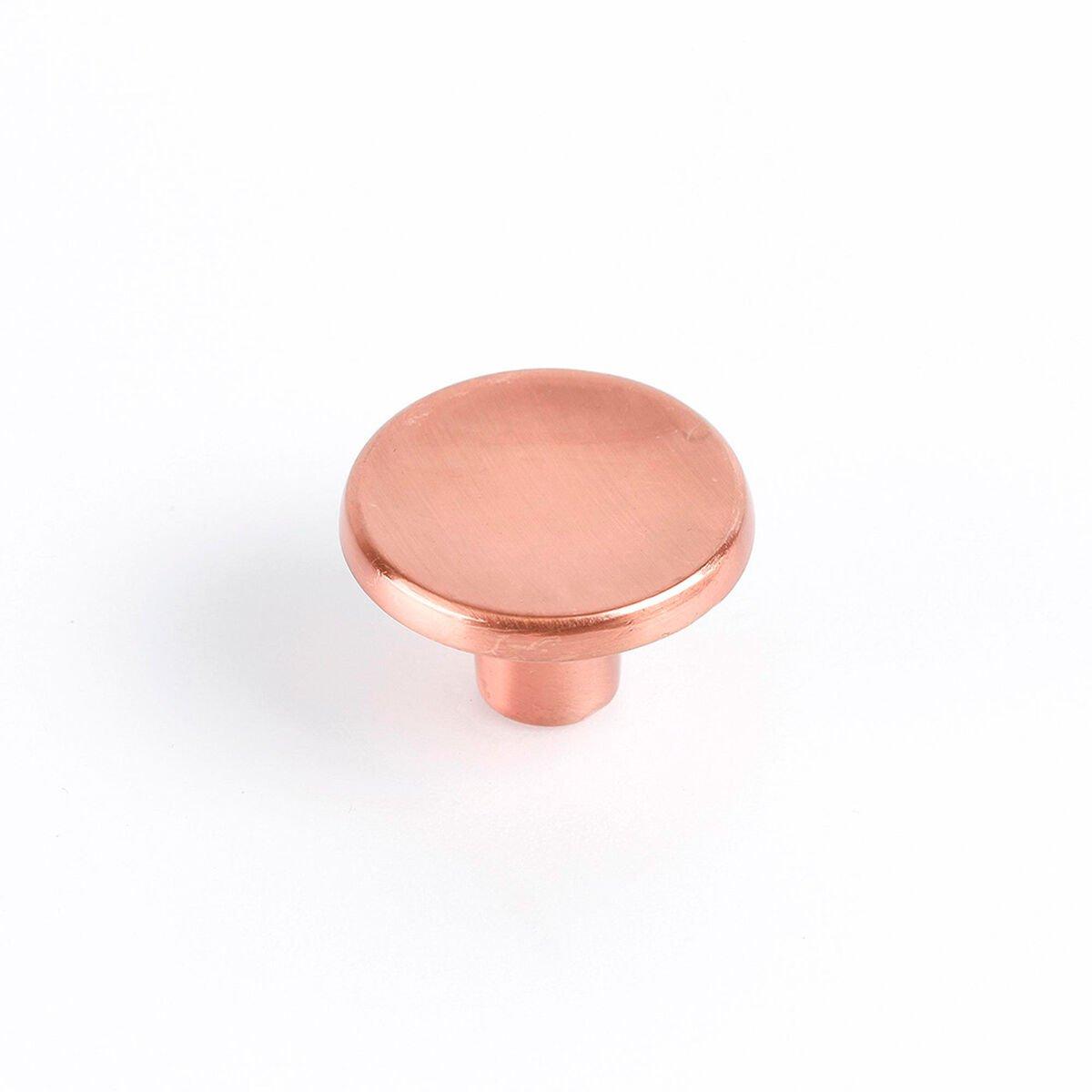 Pomo Rei 774 Rosa Dorado Metal Ø 35 x 23 mm (2 Unidades)