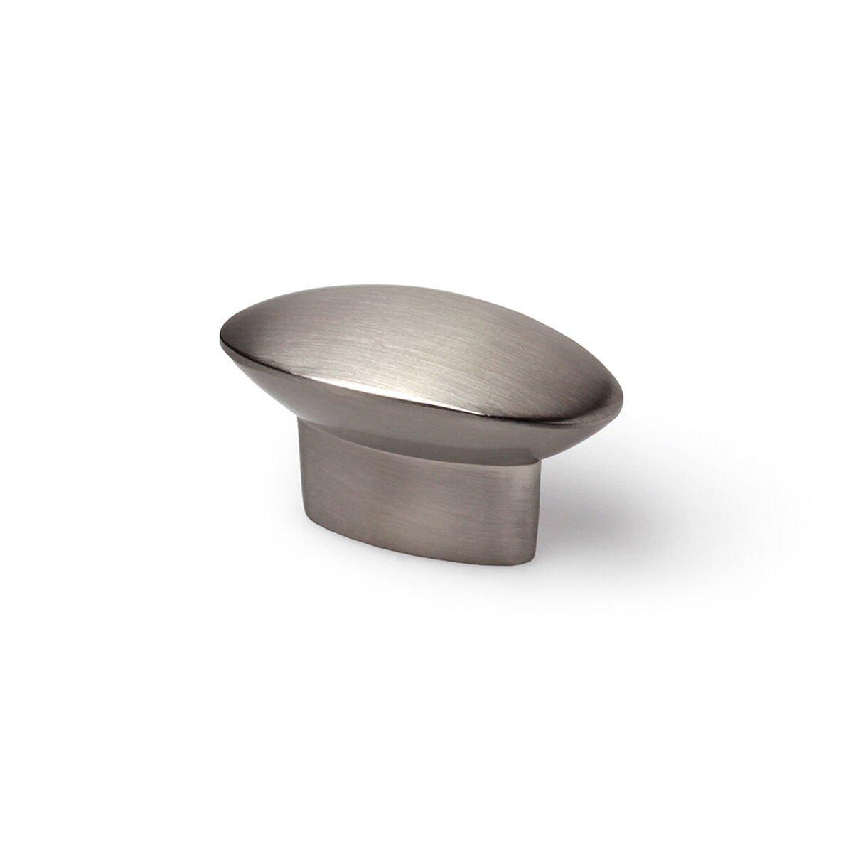 Pomo Rei 743 Metal 41 x 19 mm Satinado Níquel 4 Piezas
