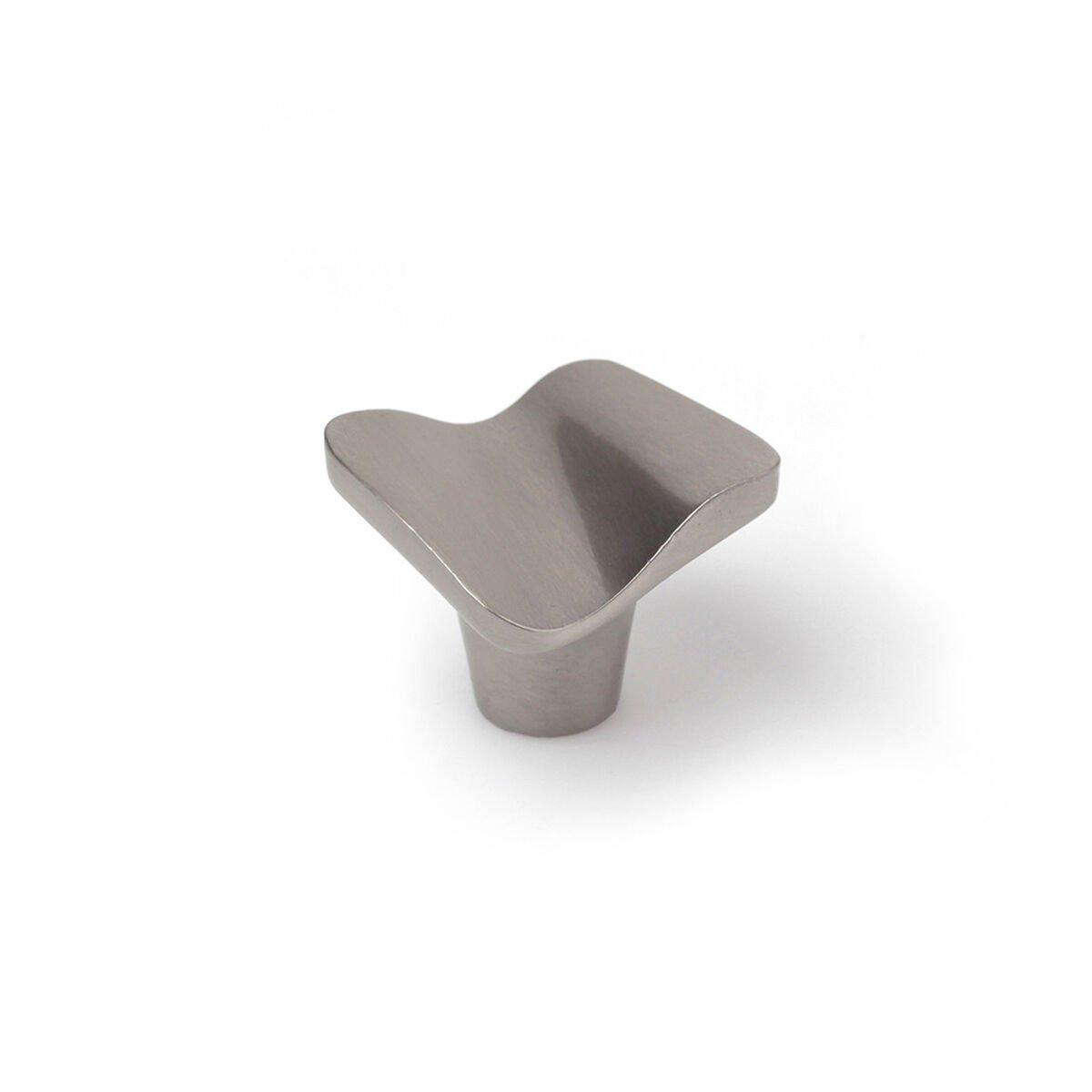 Pomo Rei 749 Metal 32 x 31 mm Satinado Níquel 4 Piezas