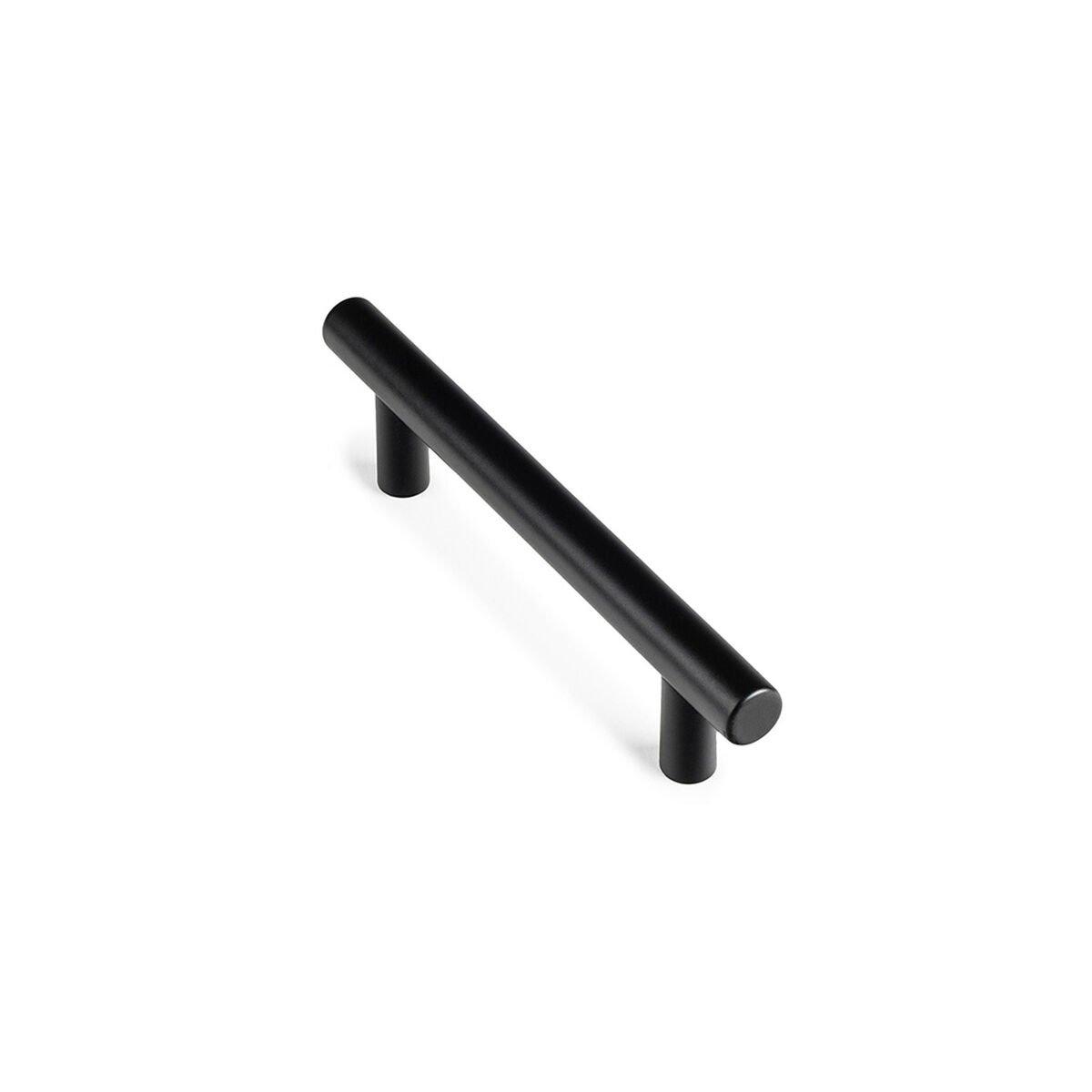 Tirador Rei 891h Negro Acero Inoxidable 4 Piezas