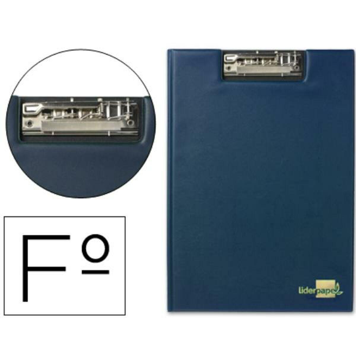 Carpeta Portafolios Liderpapel MS03 Azul Plástico