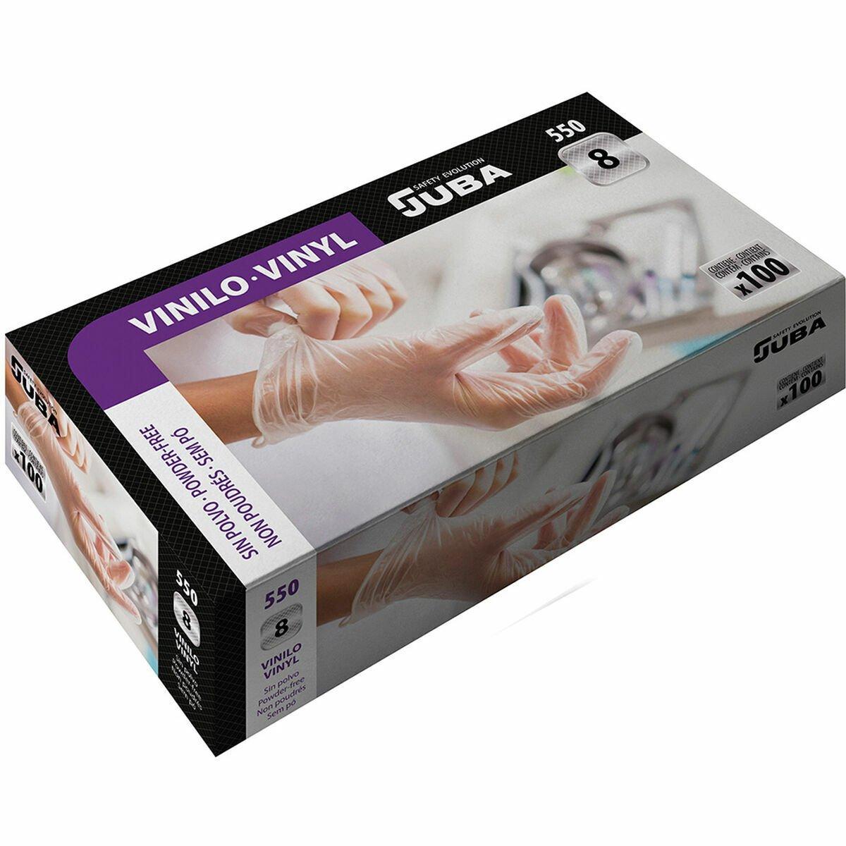 Guantes Desechables JUBA Sin polvo Caja (100 Unidades)