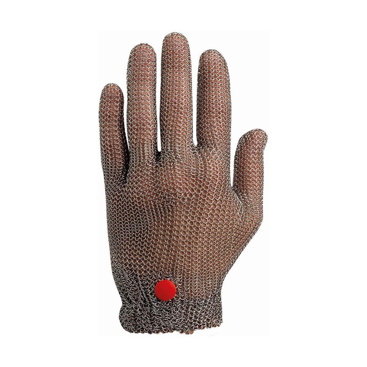 Guante de carnicero JUBA Gris Acero Inoxidable Malla