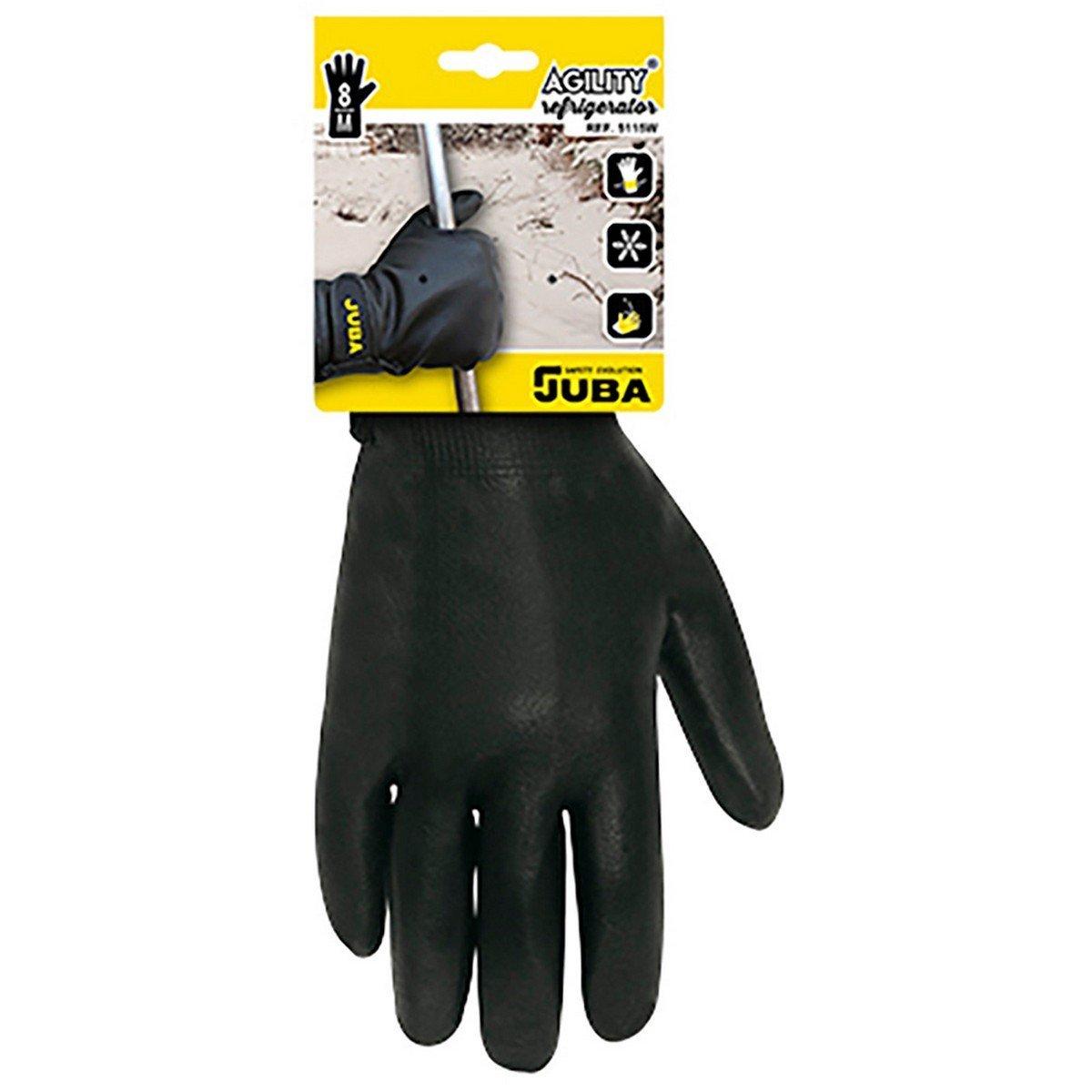 Guantes de Trabajo JUBA Negro Nitrilo Frío