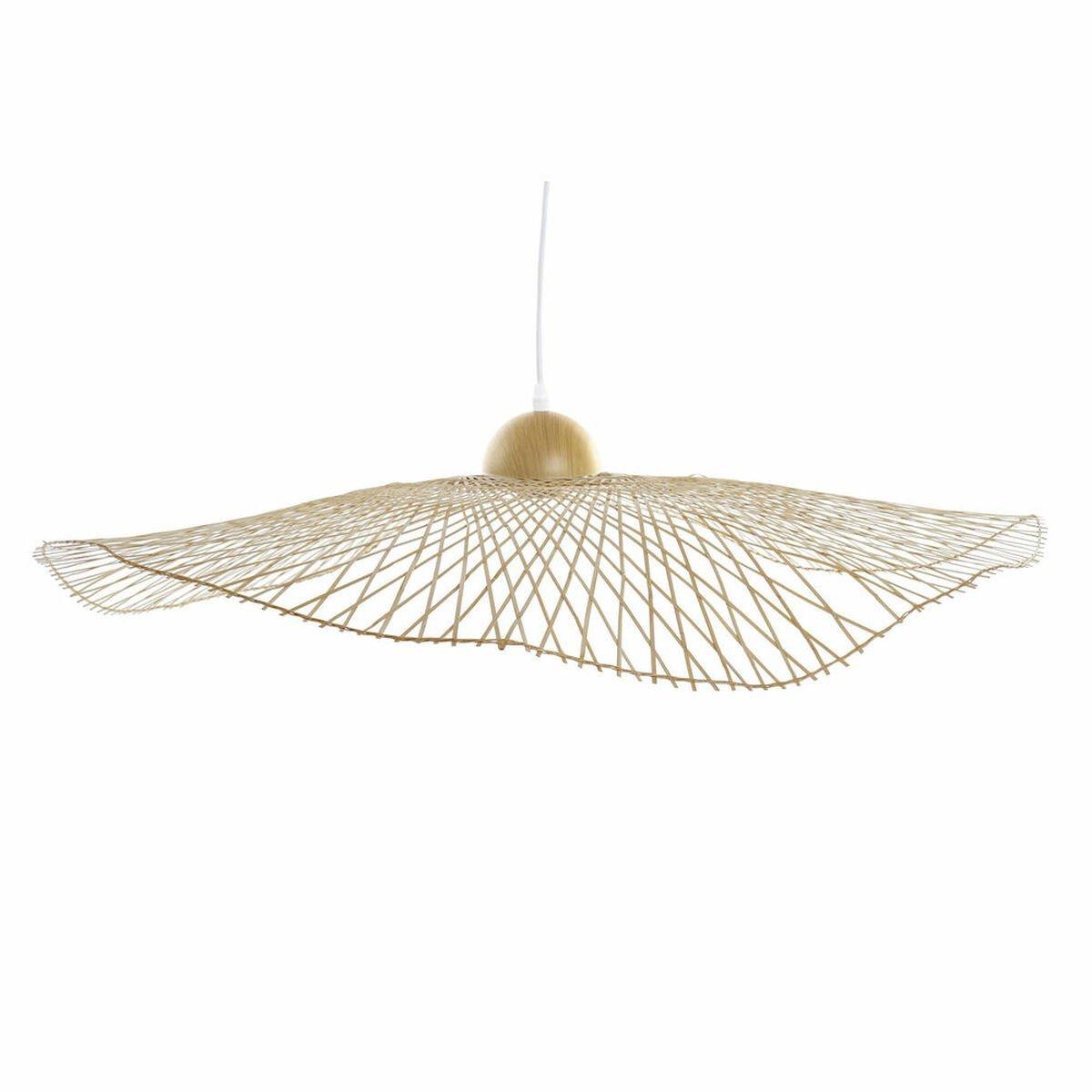 Lámpara de Techo DKD Home Decor Bambú Pamela (88 x 88 x 17 cm)