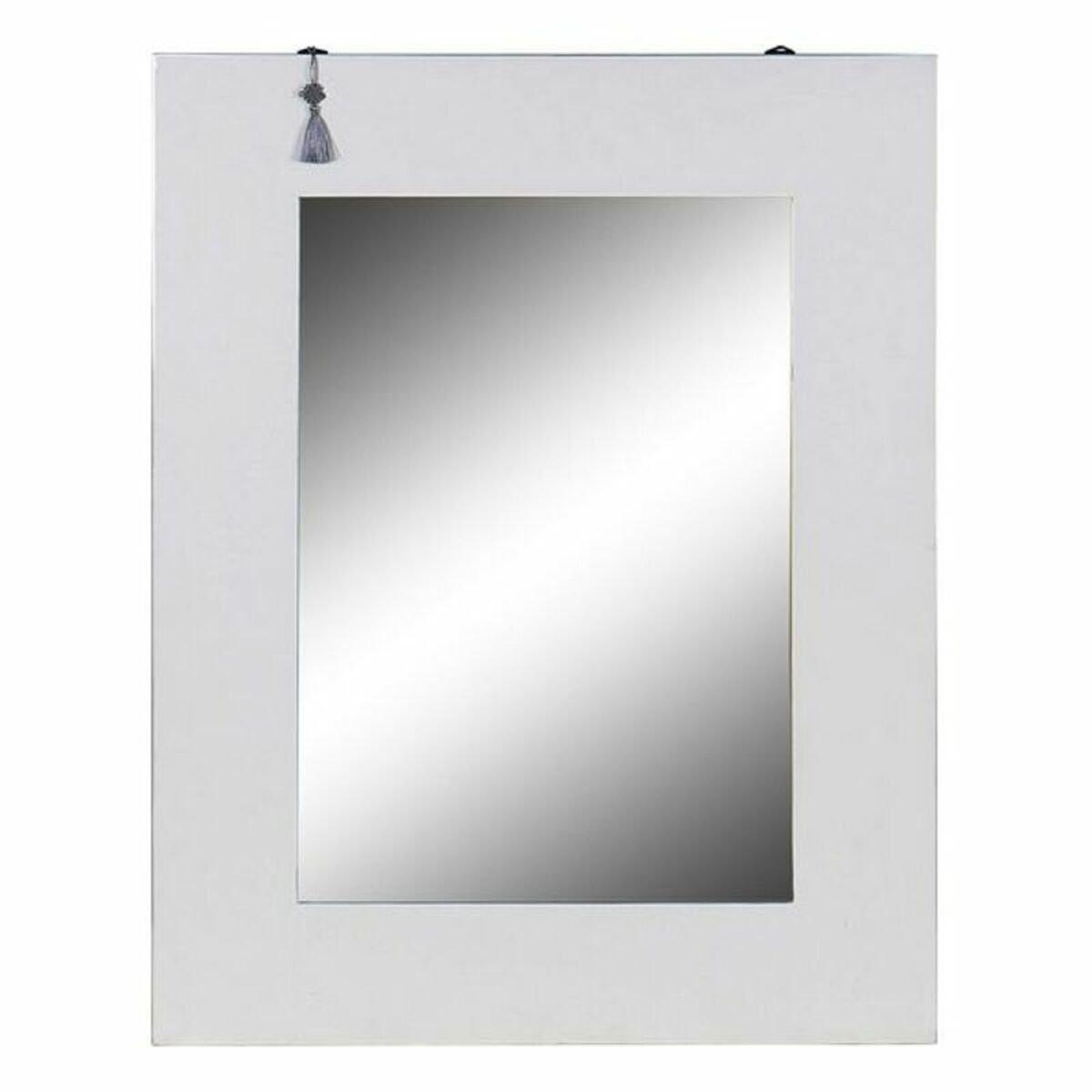 Espejo de pared DKD Home Decor Blanco Plateado Oriental 70 x 2 x 90 cm