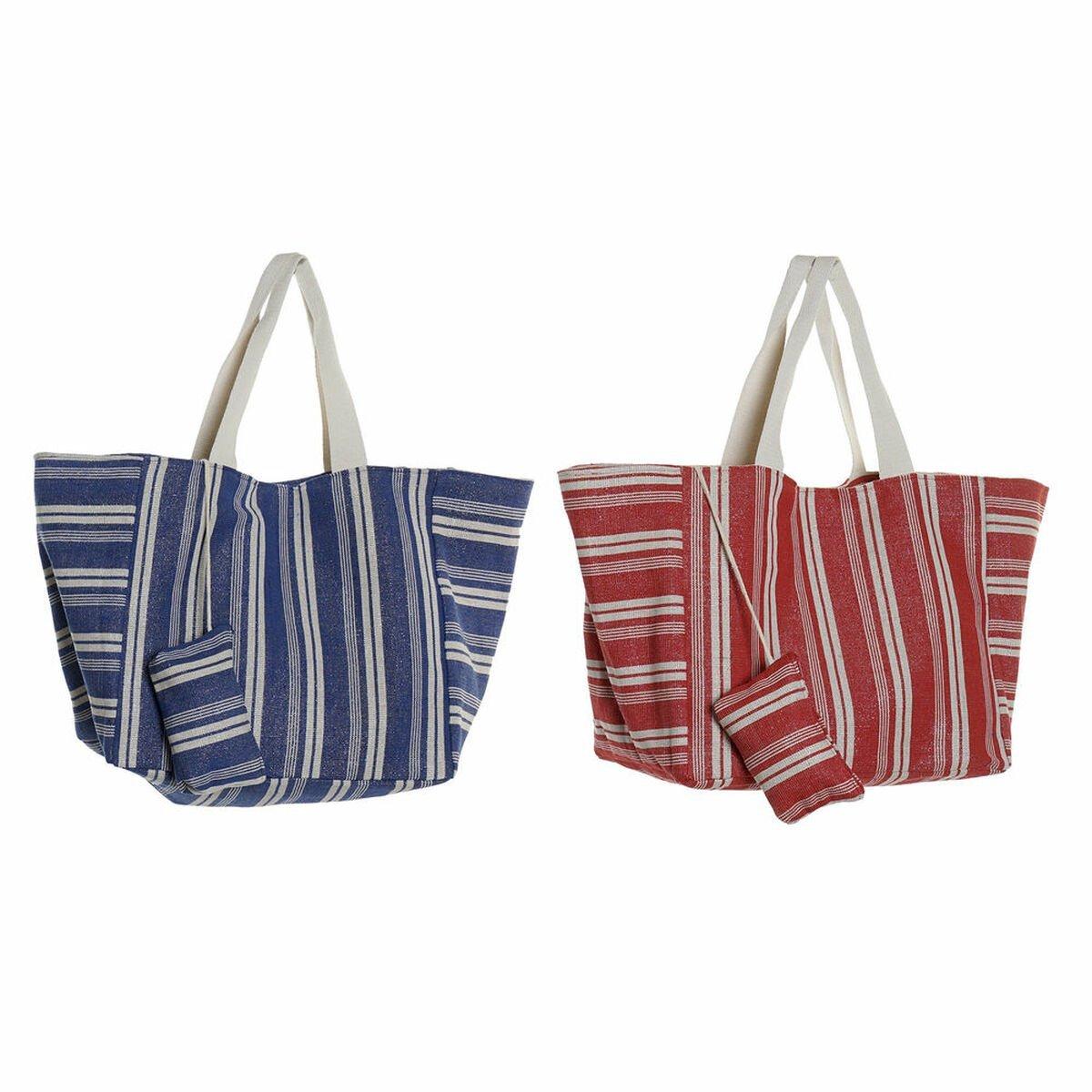 Bolso DKD Home Decor Azul Rojo Aluminio 39 x 26 x 34 cm Monedero