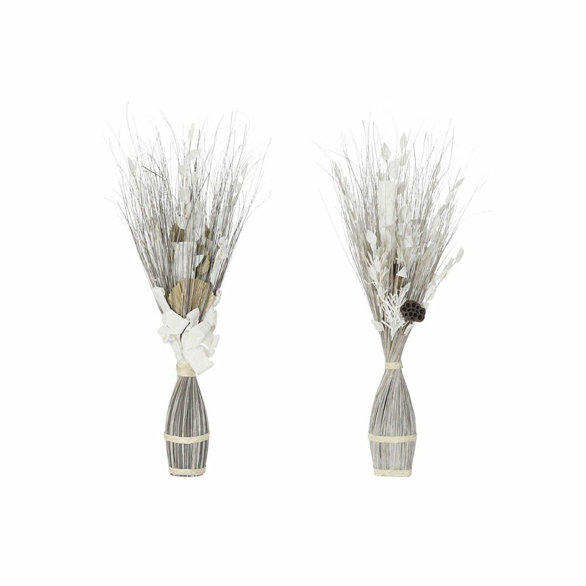 Ramo DKD Home Decor Flores Fibra de coco (2 pcs) (40 x 40 x 100 cm)