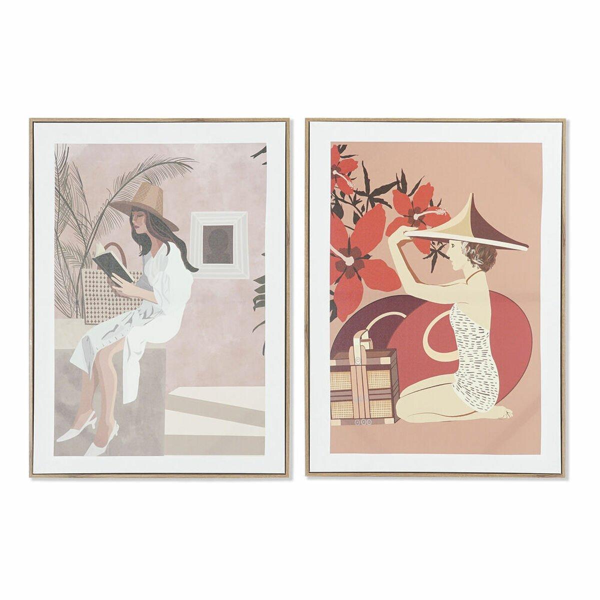 Lienzo DKD Home Decor Lienzo Madera MDF 50 x 3 x 70 cm
