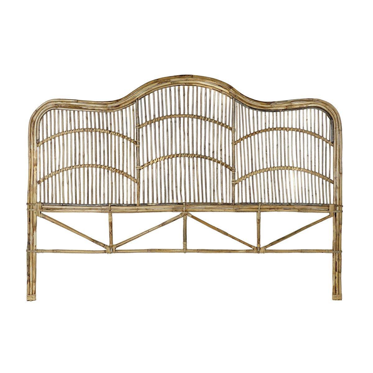 Cabecero de Cama DKD Home Decor Blanco Natural 178 x 4 x 128 cm