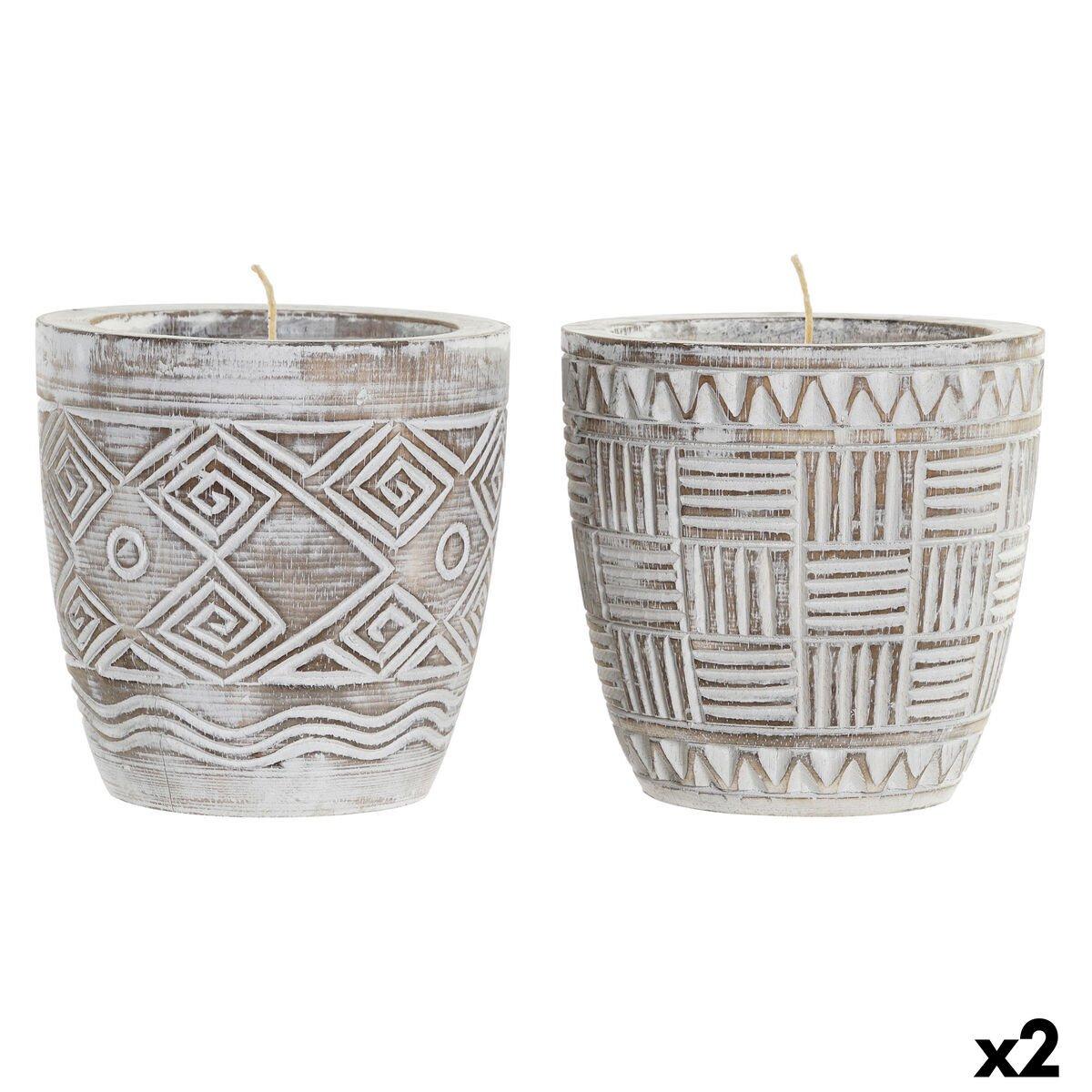 Vela DKD Home Decor Cera (2 Unidades)