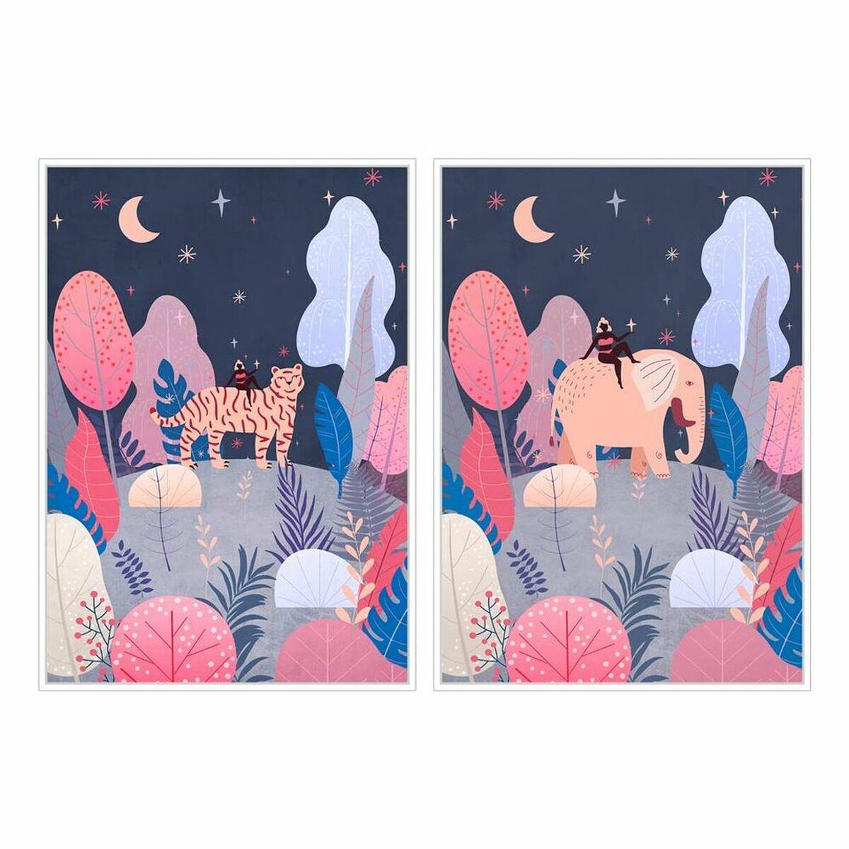 Cuadro DKD Home Decor Poliestireno 53 x 4,3 x 73 cm
