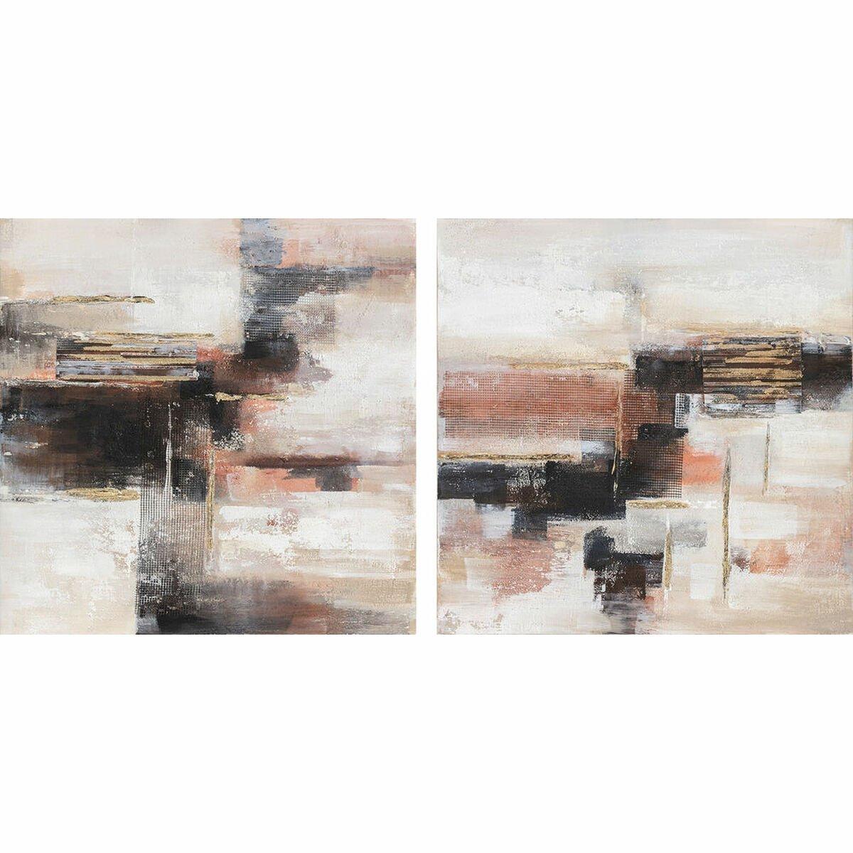 Lienzo DKD Home Decor Pino Lienzo 90 x 2,4 x 90 cm