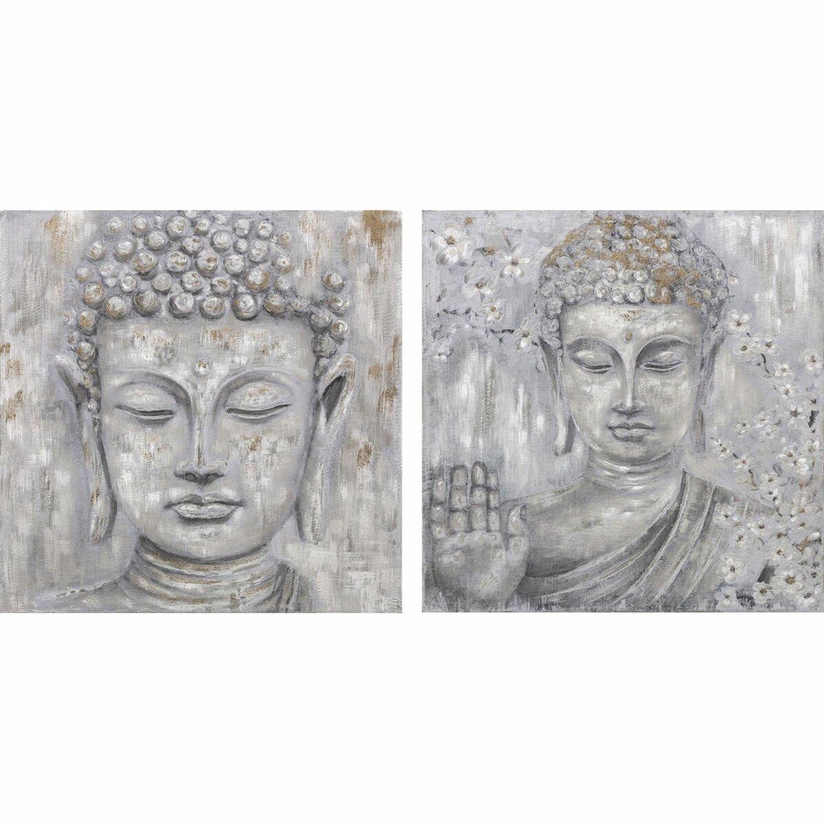 Lienzo DKD Home Decor Pino Lienzo 100 x 2,4 x 100 cm