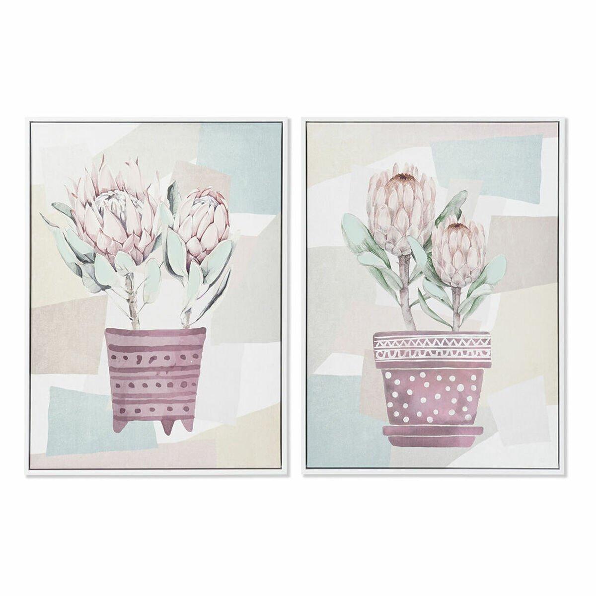 Lienzo DKD Home Decor Poliestireno Lienzo 53 x 4,5 x 73 cm