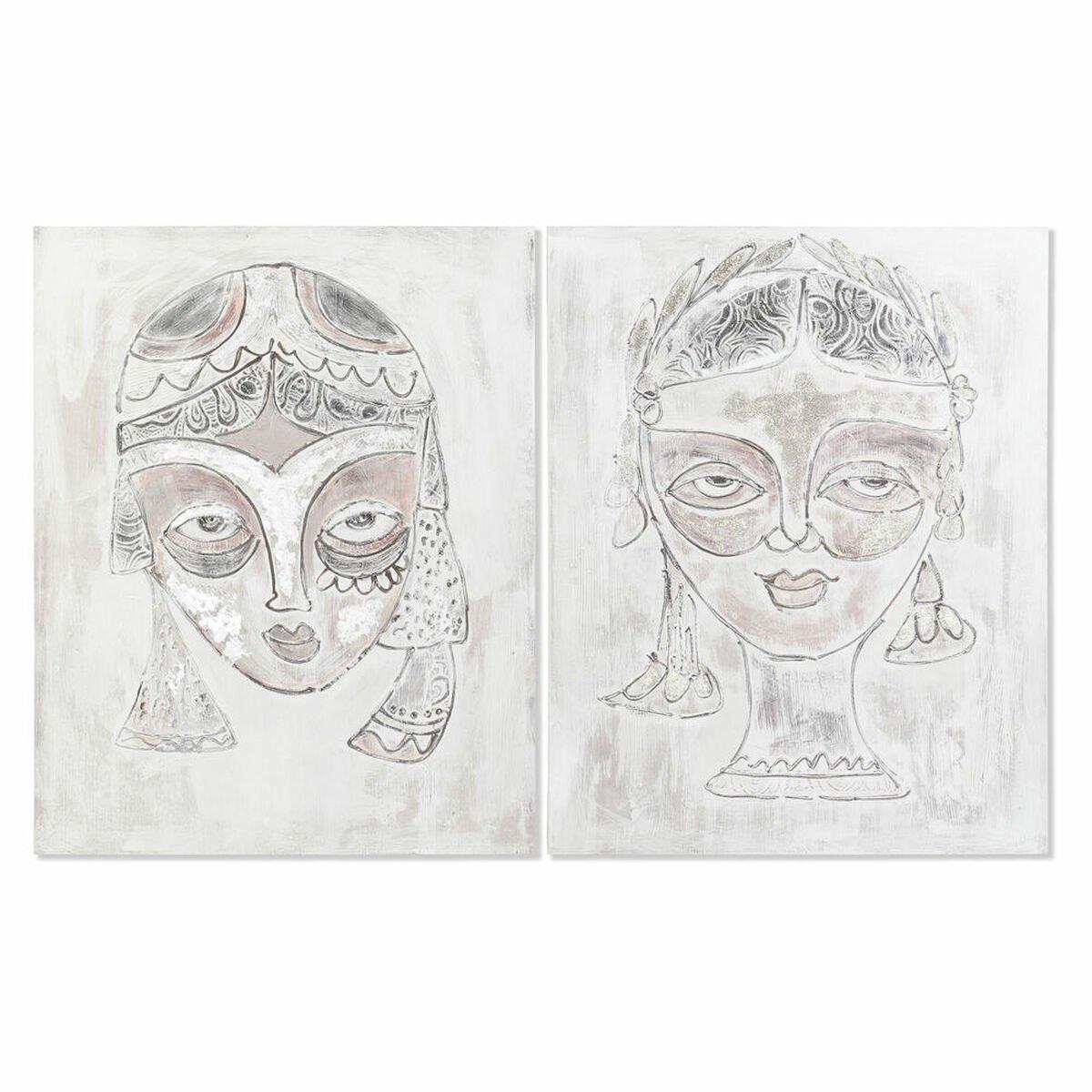 Lienzo DKD Home Decor Pino Lienzo 80 x 3,7 x 100 cm