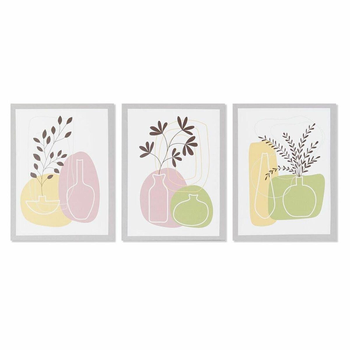 Lienzo DKD Home Decor Pino Lienzo 30 x 1,8 x 40 cm