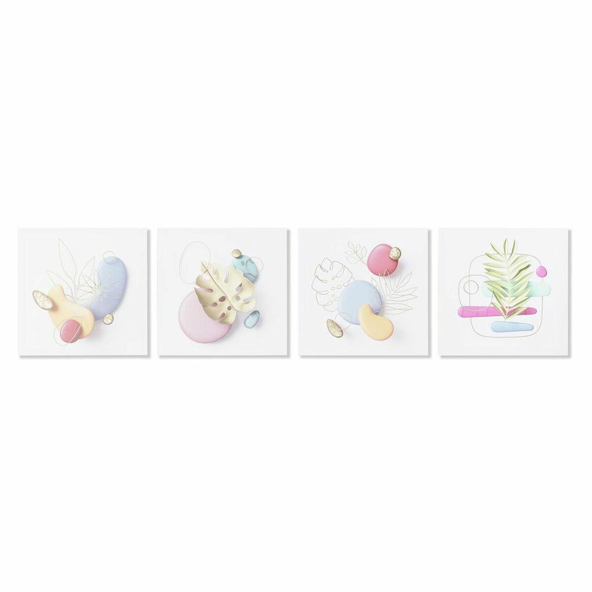 Lienzo DKD Home Decor Lienzo Madera MDF 40 x 1,8 x 40 cm
