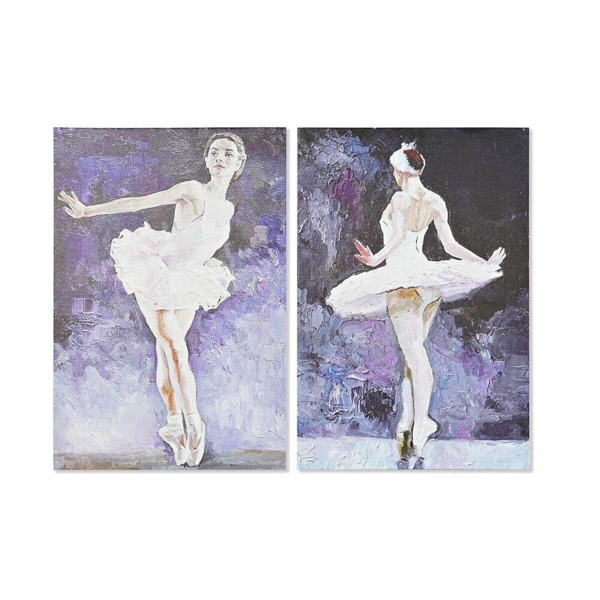 Lienzo DKD Home Decor Pino Lienzo 40 x 1,8 x 60 cm