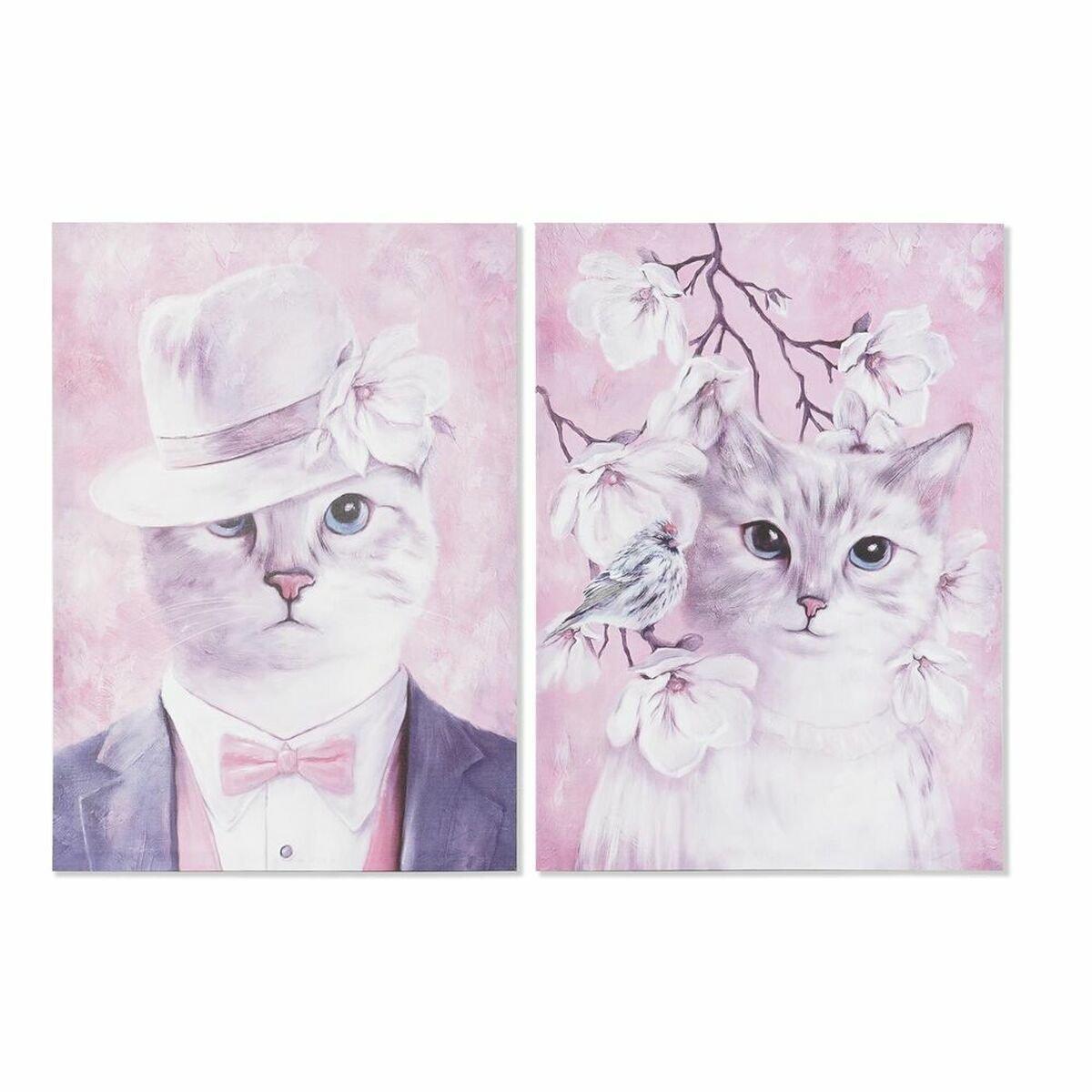 Lienzo DKD Home Decor Pino Lienzo 50 x 1,8 x 70 cm