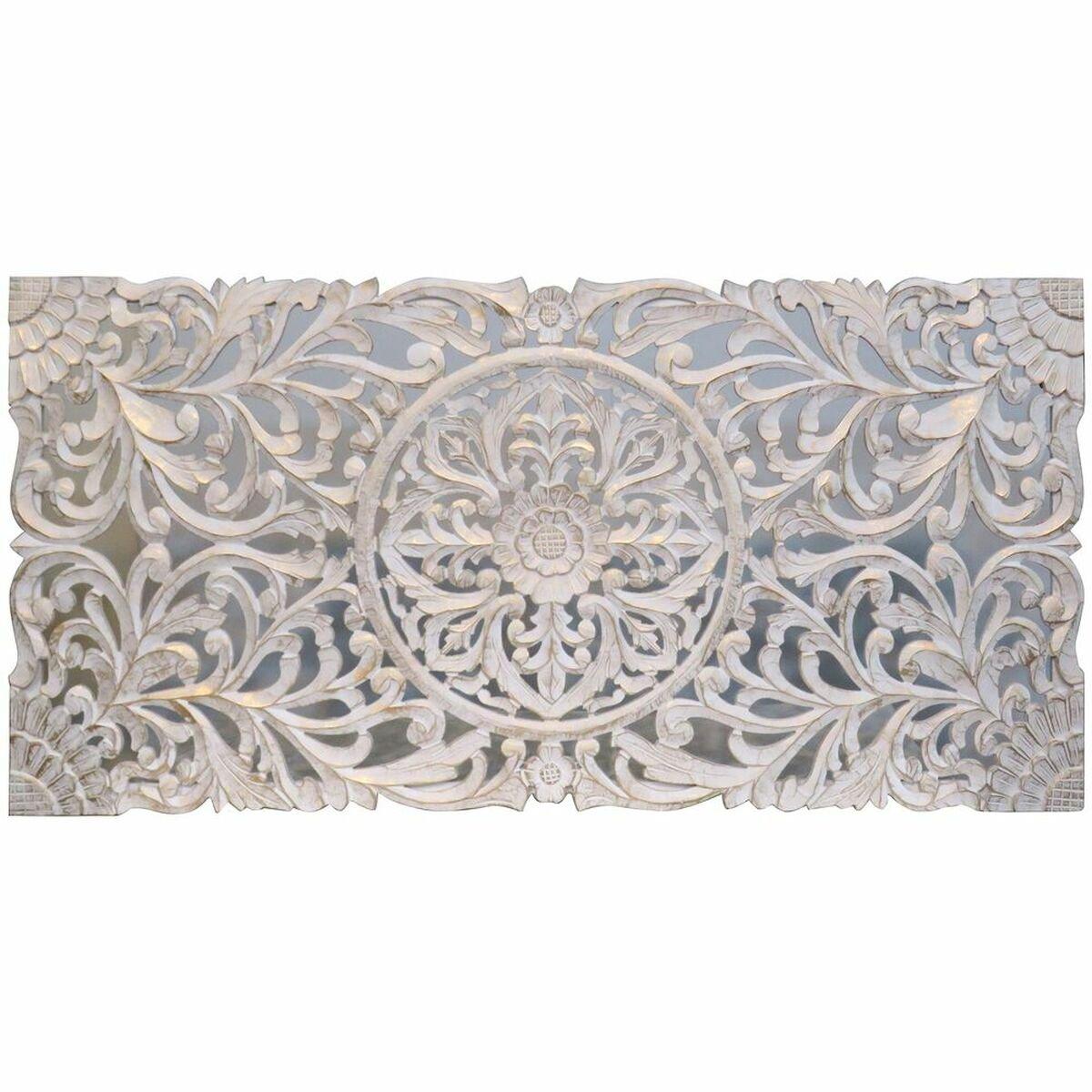 Cabecero de Cama DKD Home Decor Blanco Dorado Madera MDF 180 x 4 x 90 cm