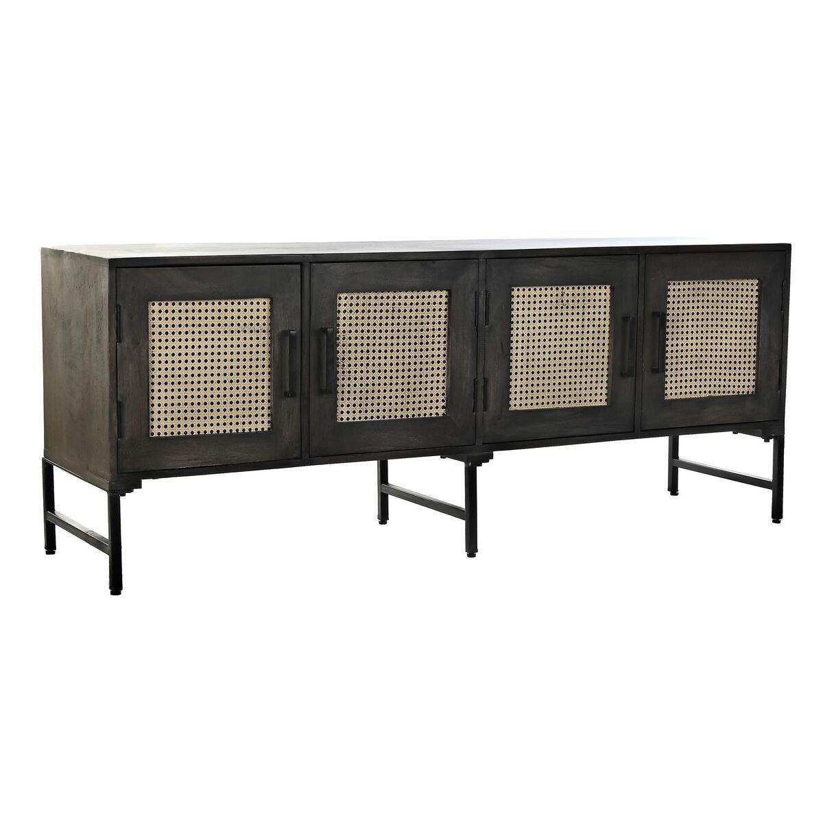 Aparador DKD Home Decor Marrón Ratán Madera de mango 155 x 40 x 61,5 cm