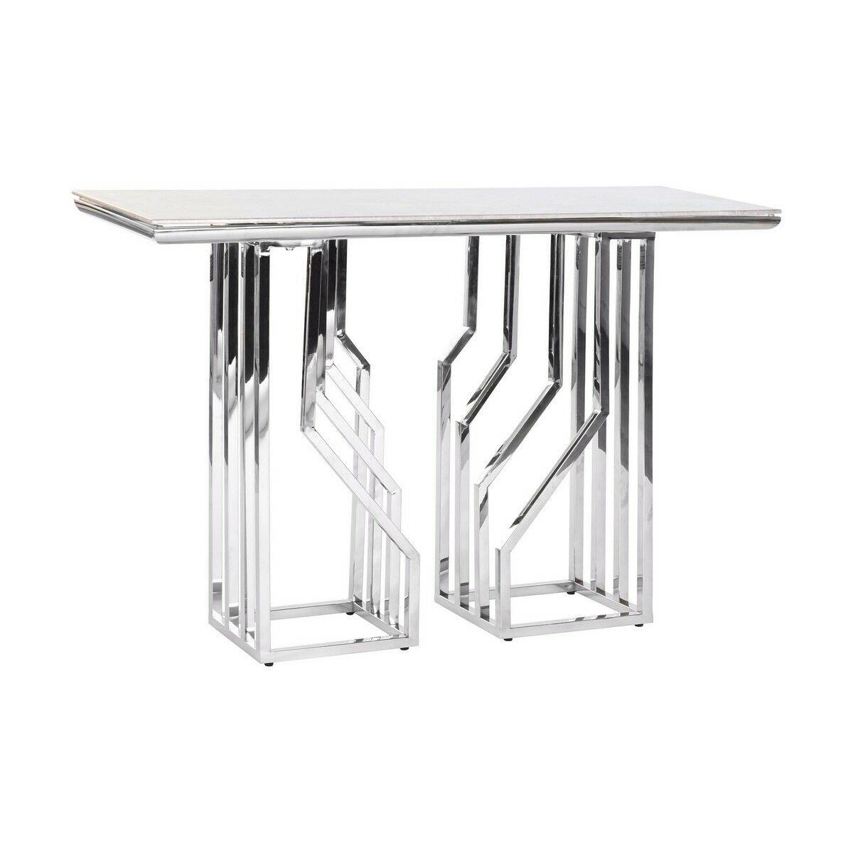 Recibidor DKD Home Decor Blanco Plateado 120 x 40 x 78 cm
