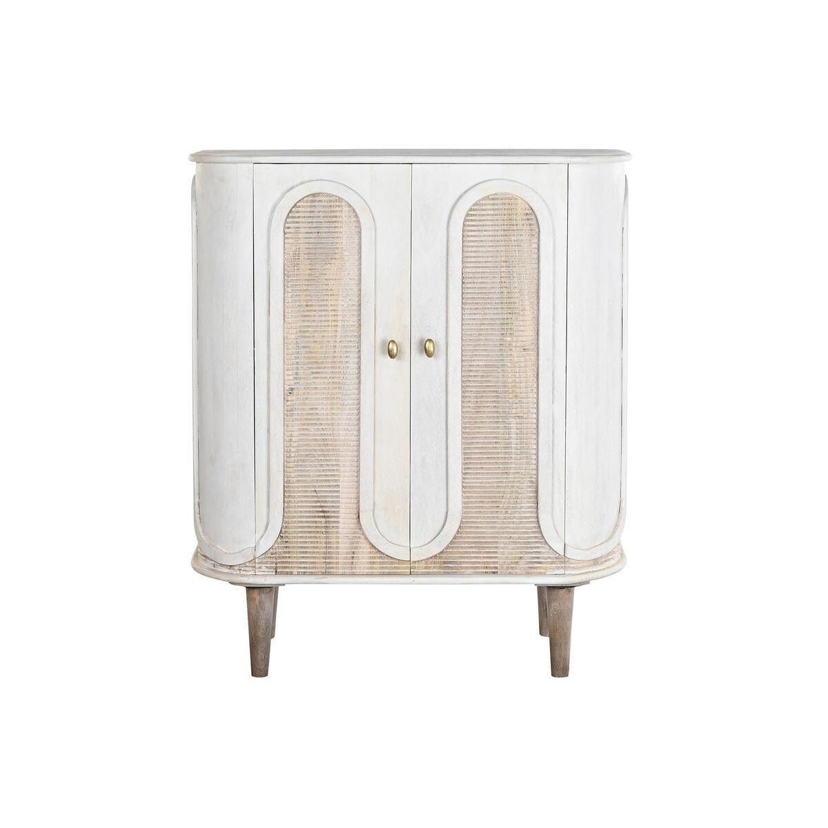 Aparador DKD Home Decor Blanco Metal Hierro Madera de mango 92 x 40 x 113 cm
